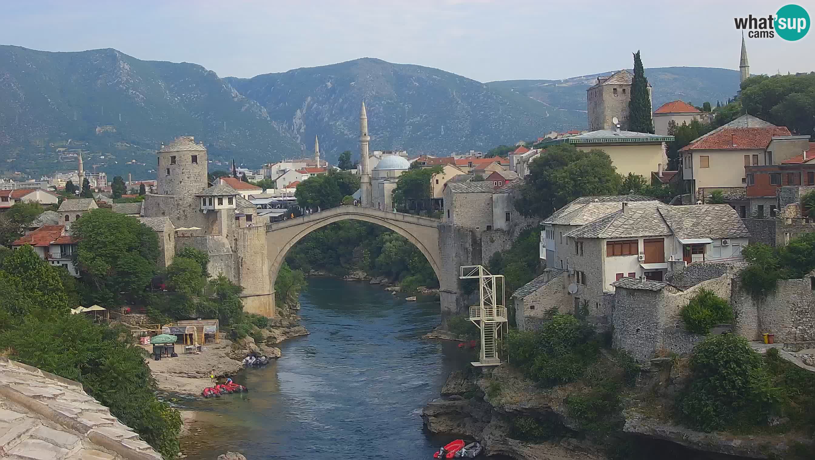 Webcam Mostar – Il Ponte Vecchio sul fiume Neretva