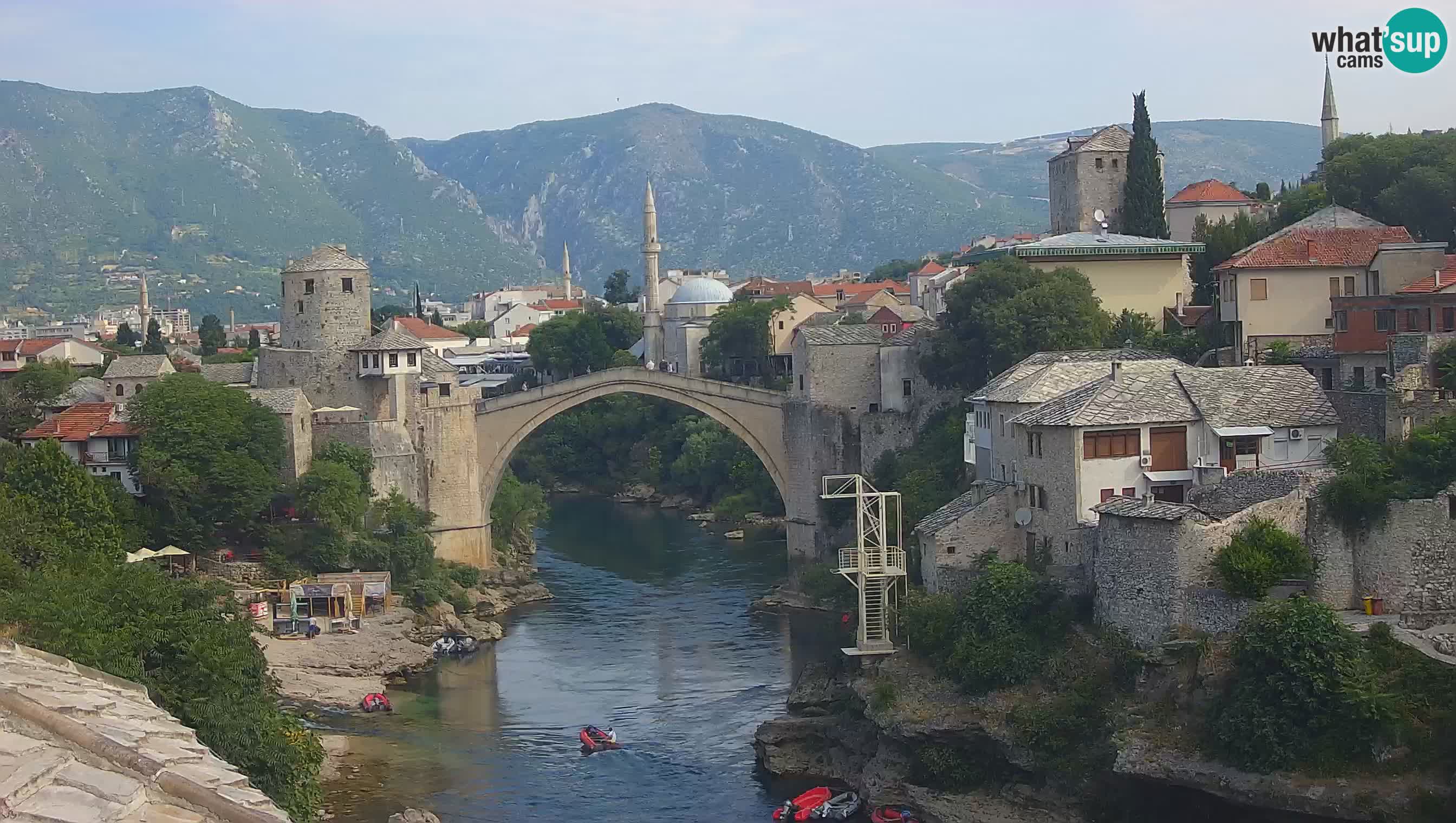 Spletna kamera Mostar – Stari Most in reka Neretva