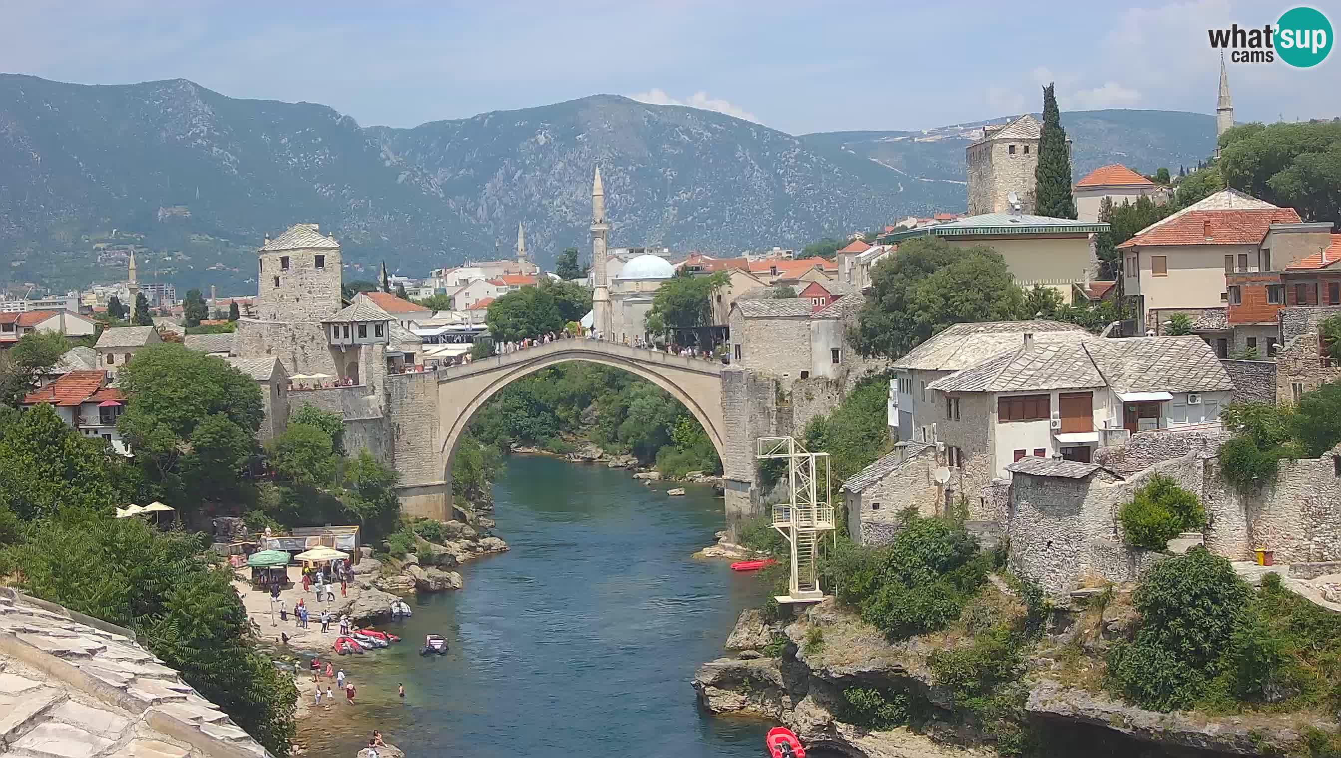 Mostar webcam – LIVE Old Bridge and Neretva river