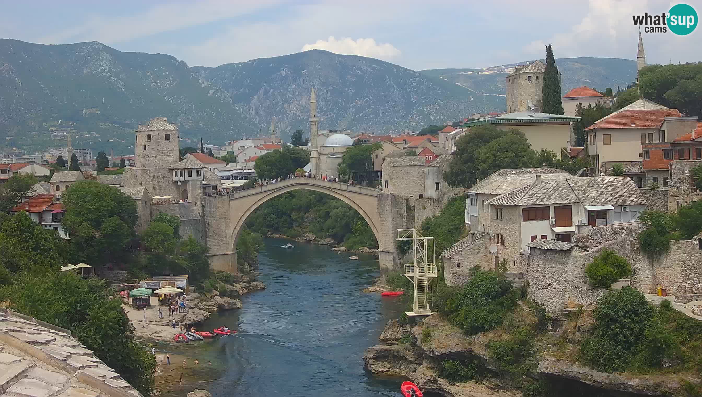 Mostar webcam – LIVE Old Bridge and Neretva river