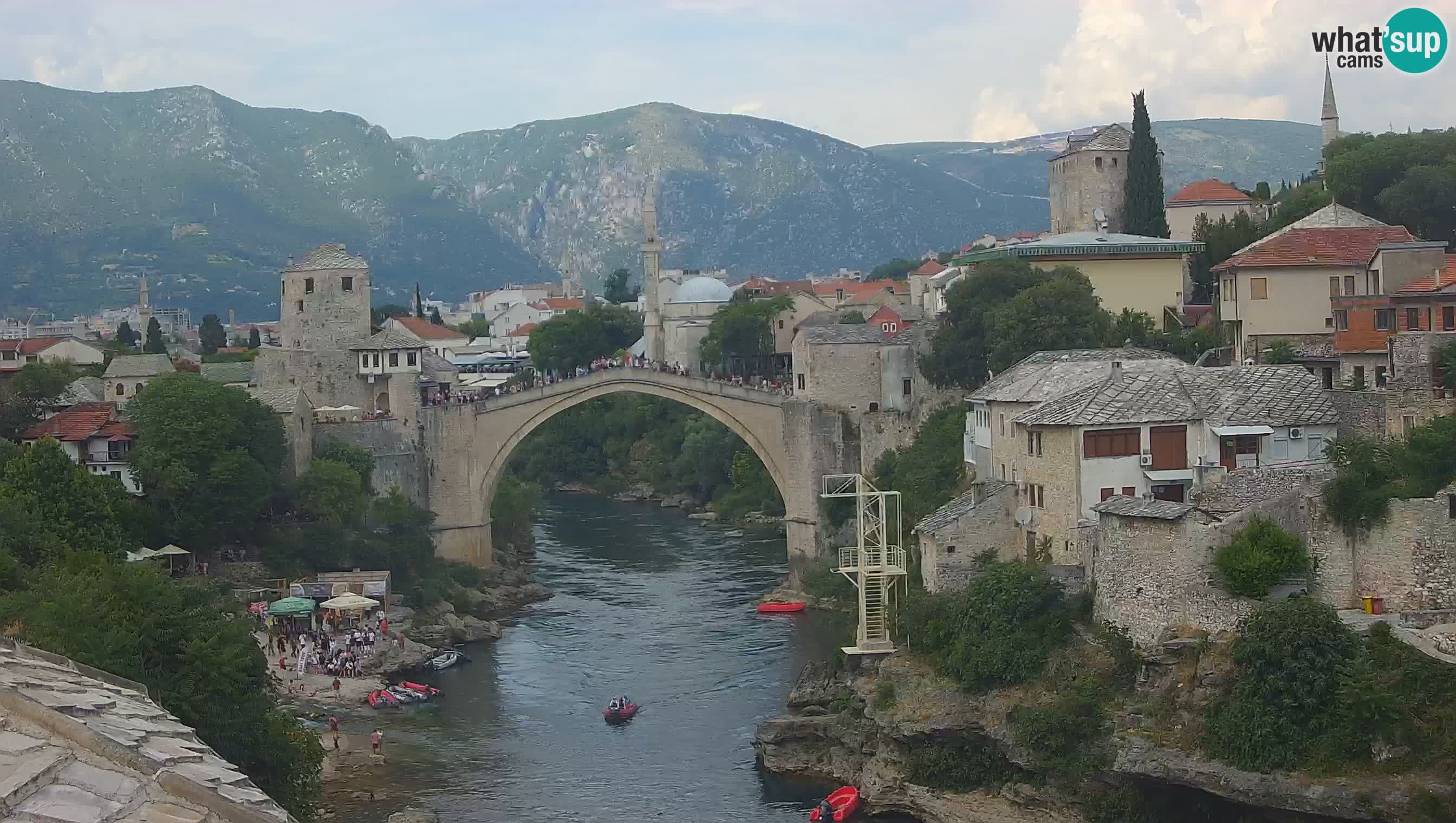 Webcam Mostar – Il Ponte Vecchio sul fiume Neretva