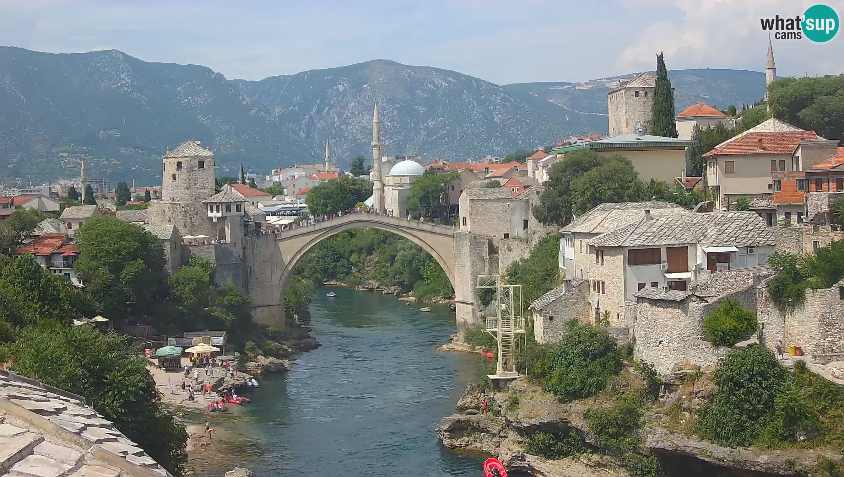 Webcam Mostar – Il Ponte Vecchio sul fiume Neretva
