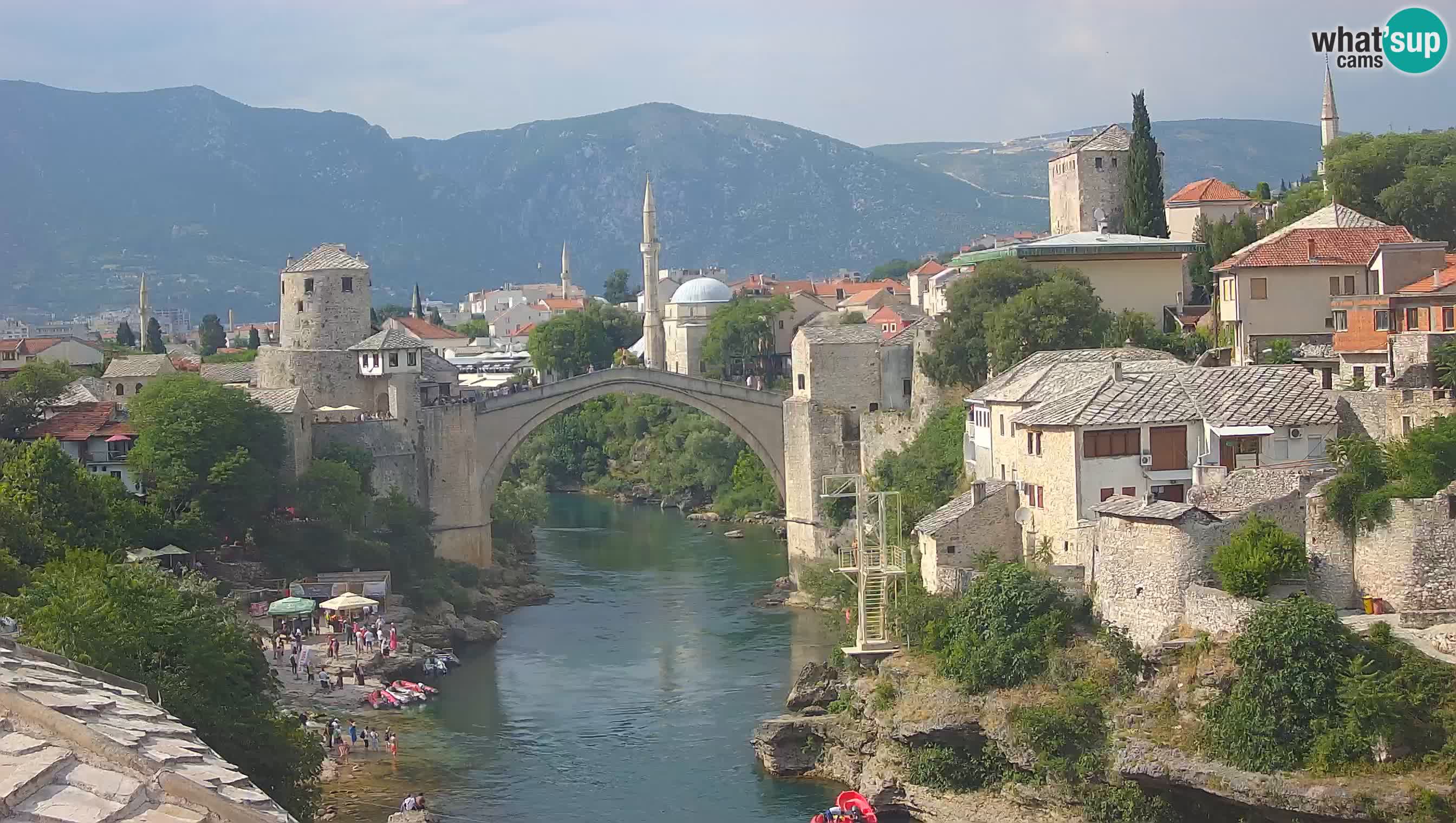 Mostar webcam – LIVE Old Bridge and Neretva river