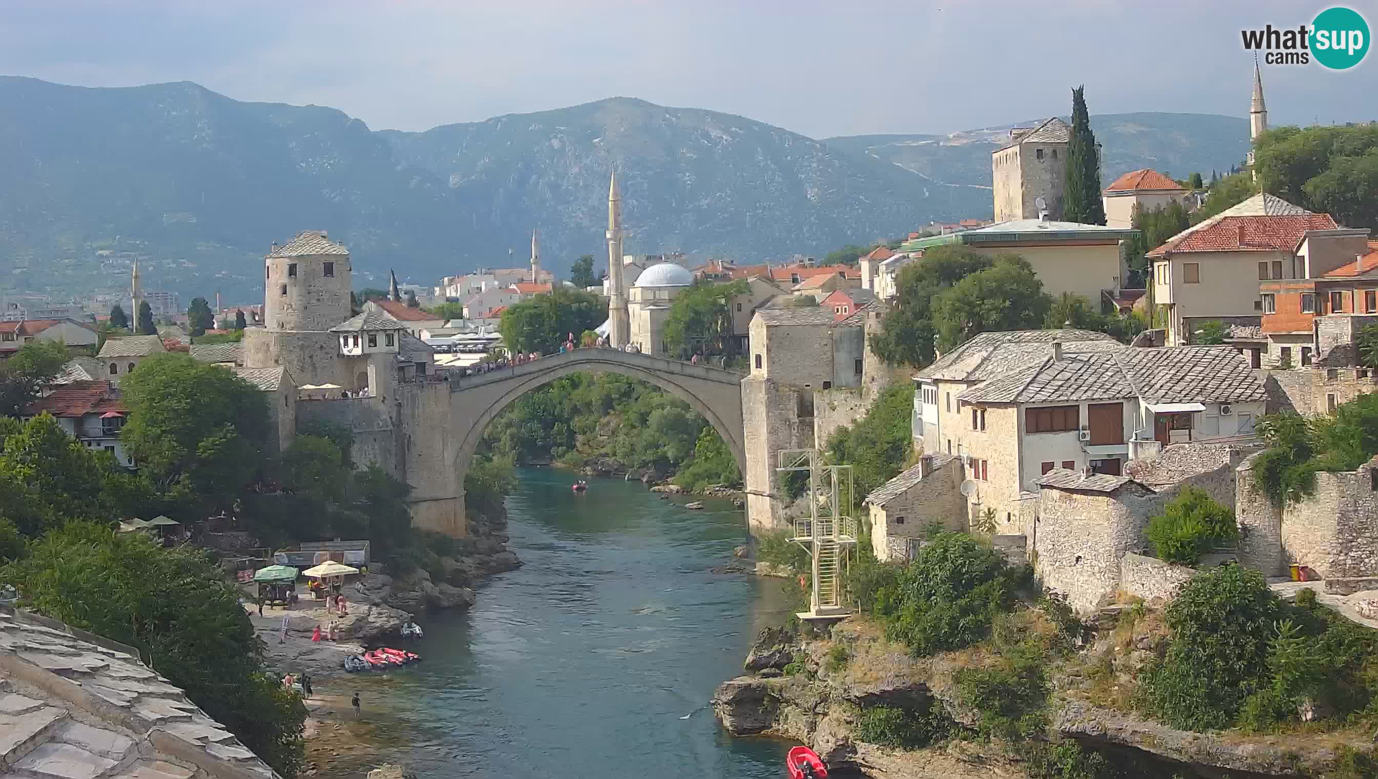 Mostar web kamera – Stari Most i rijeka Neretva – Goa Mostar