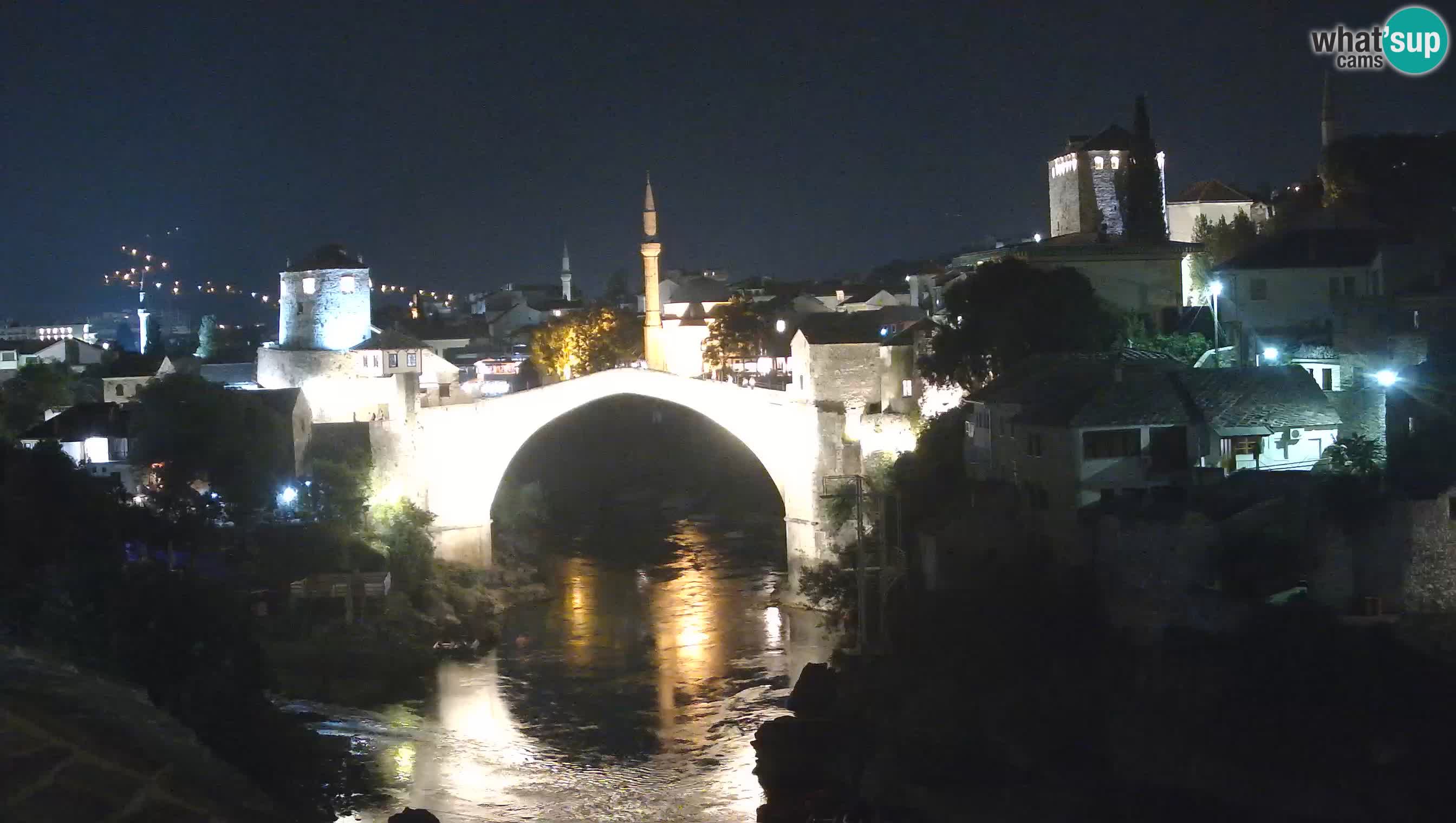 Cámara web de Mostar – El Viejo Puente sobre el río Neretva