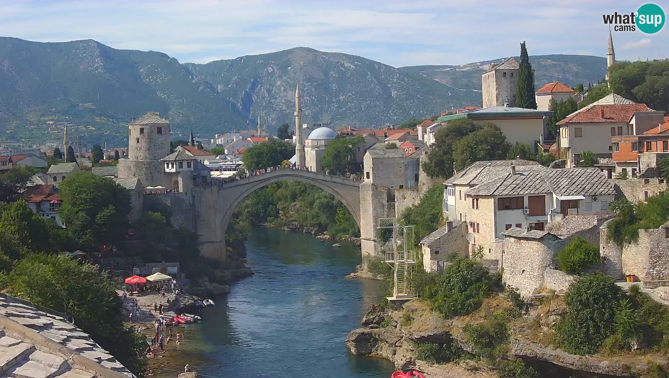 Mostar web kamera – Stari Most i rijeka Neretva – Goa Mostar