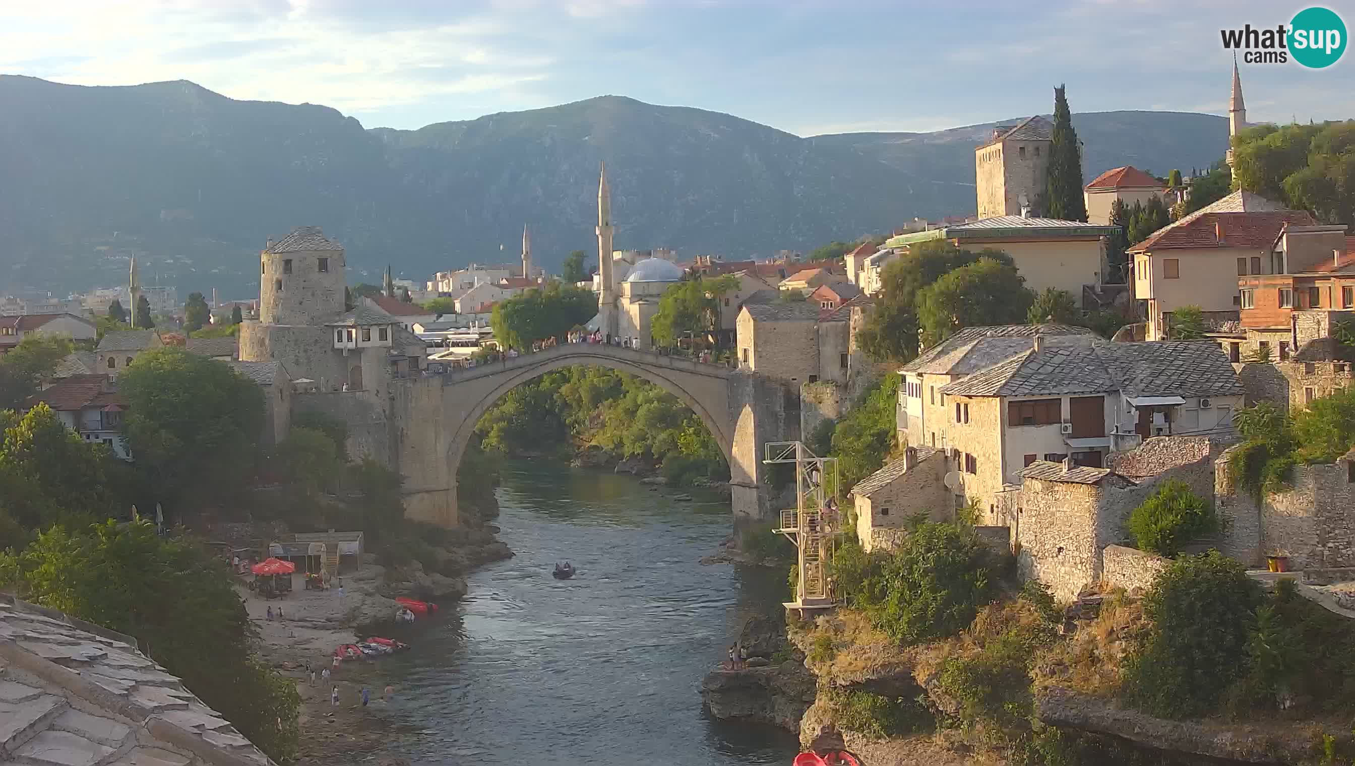 Mostar web kamera – Stari Most i rijeka Neretva – Goa Mostar