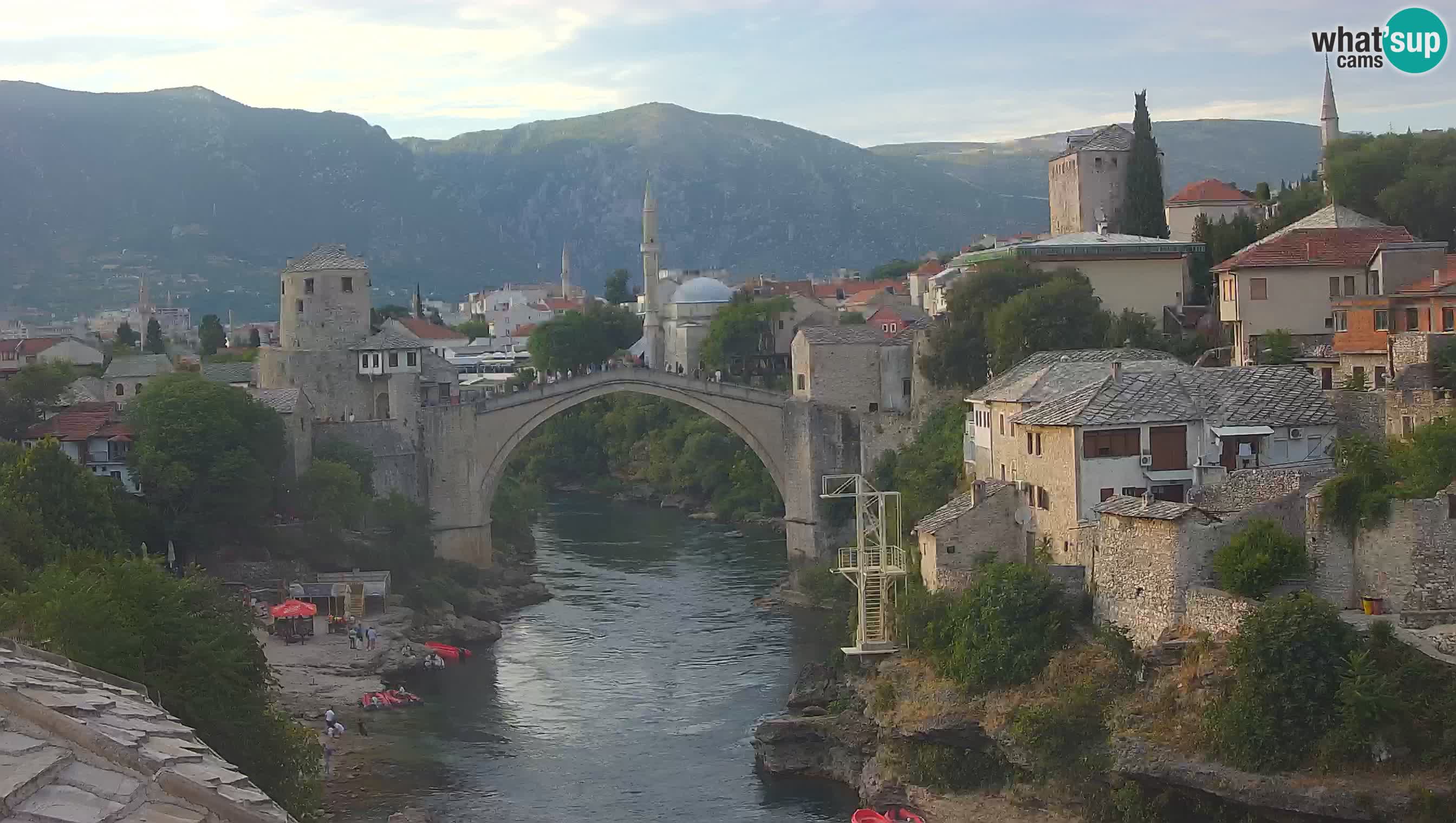 Webcam Mostar – Il Ponte Vecchio sul fiume Neretva