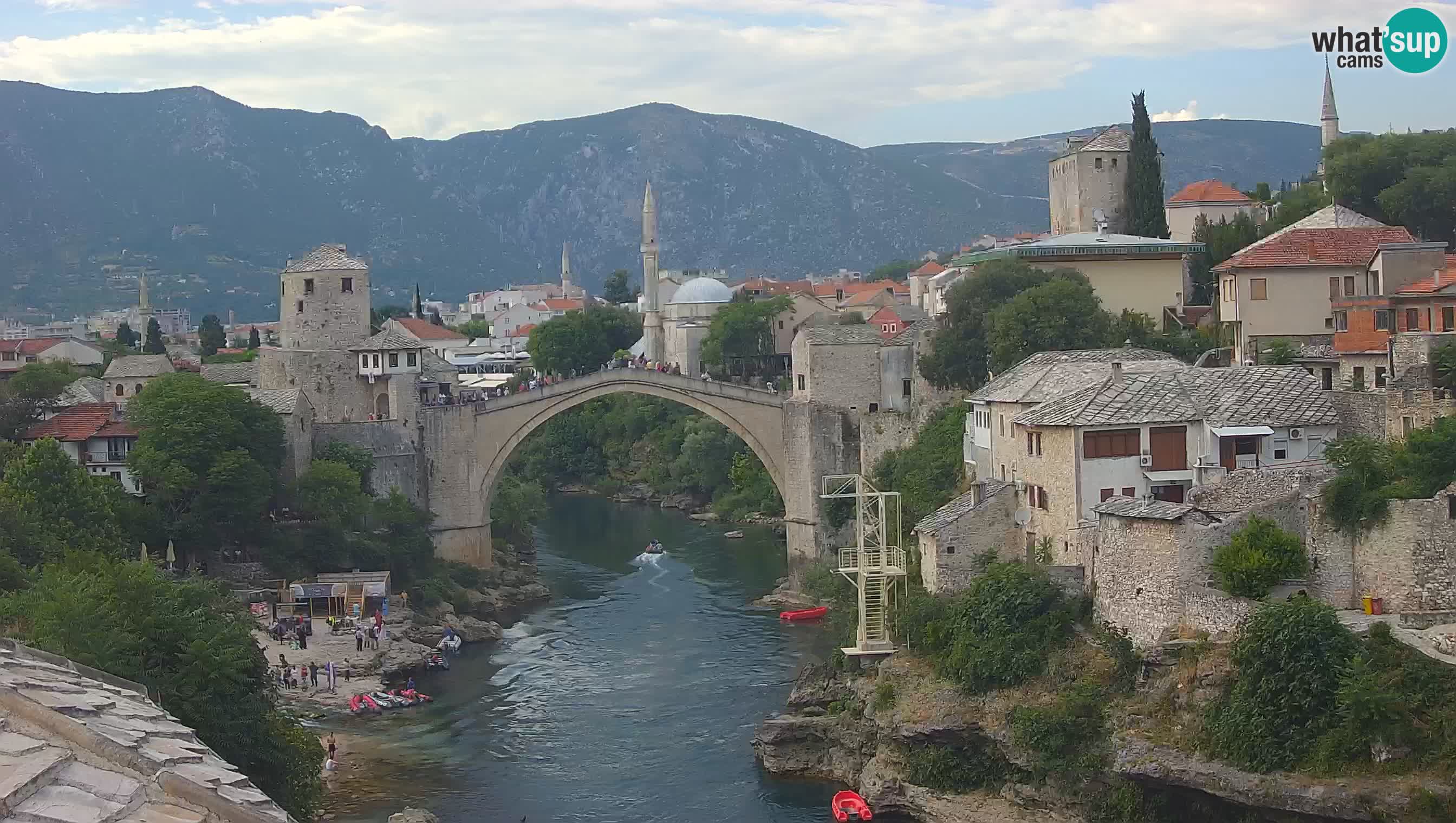 Mostar webcam – LIVE Old Bridge and Neretva river
