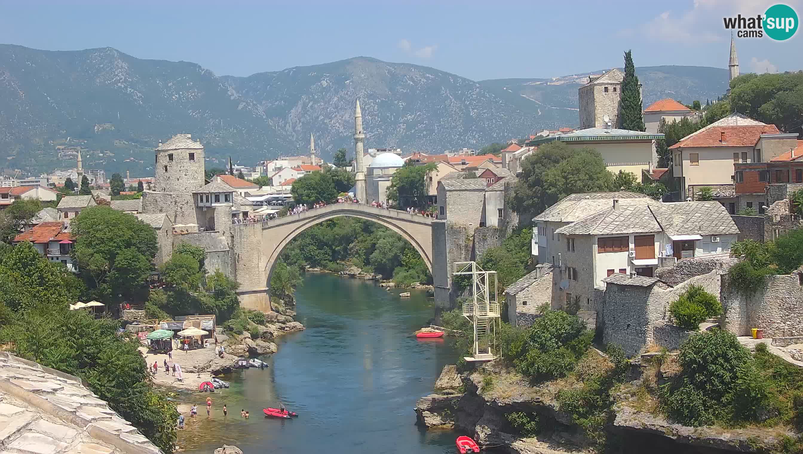 Mostar webcam – LIVE Old Bridge and Neretva river