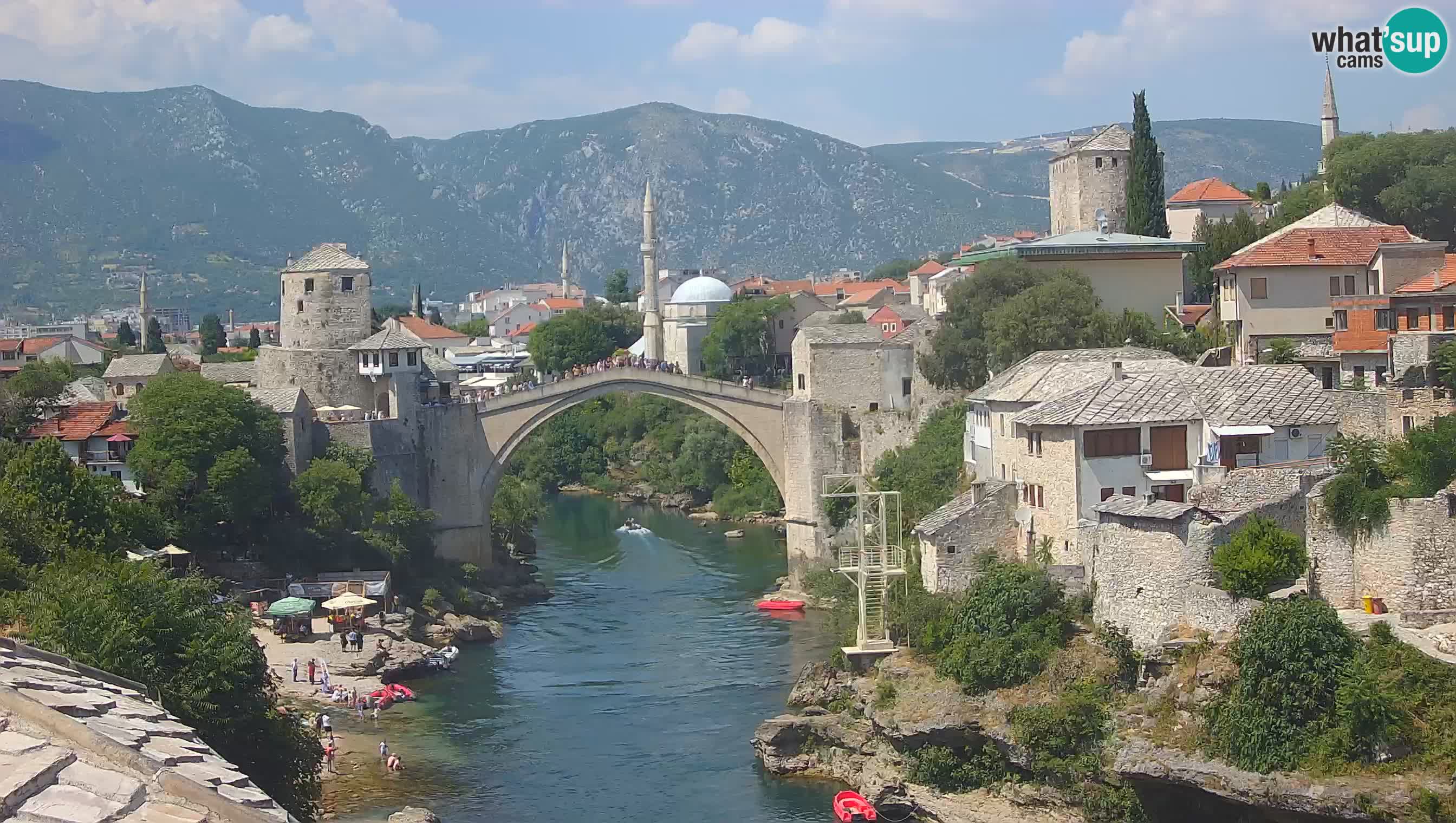 Webcam Mostar – Il Ponte Vecchio sul fiume Neretva