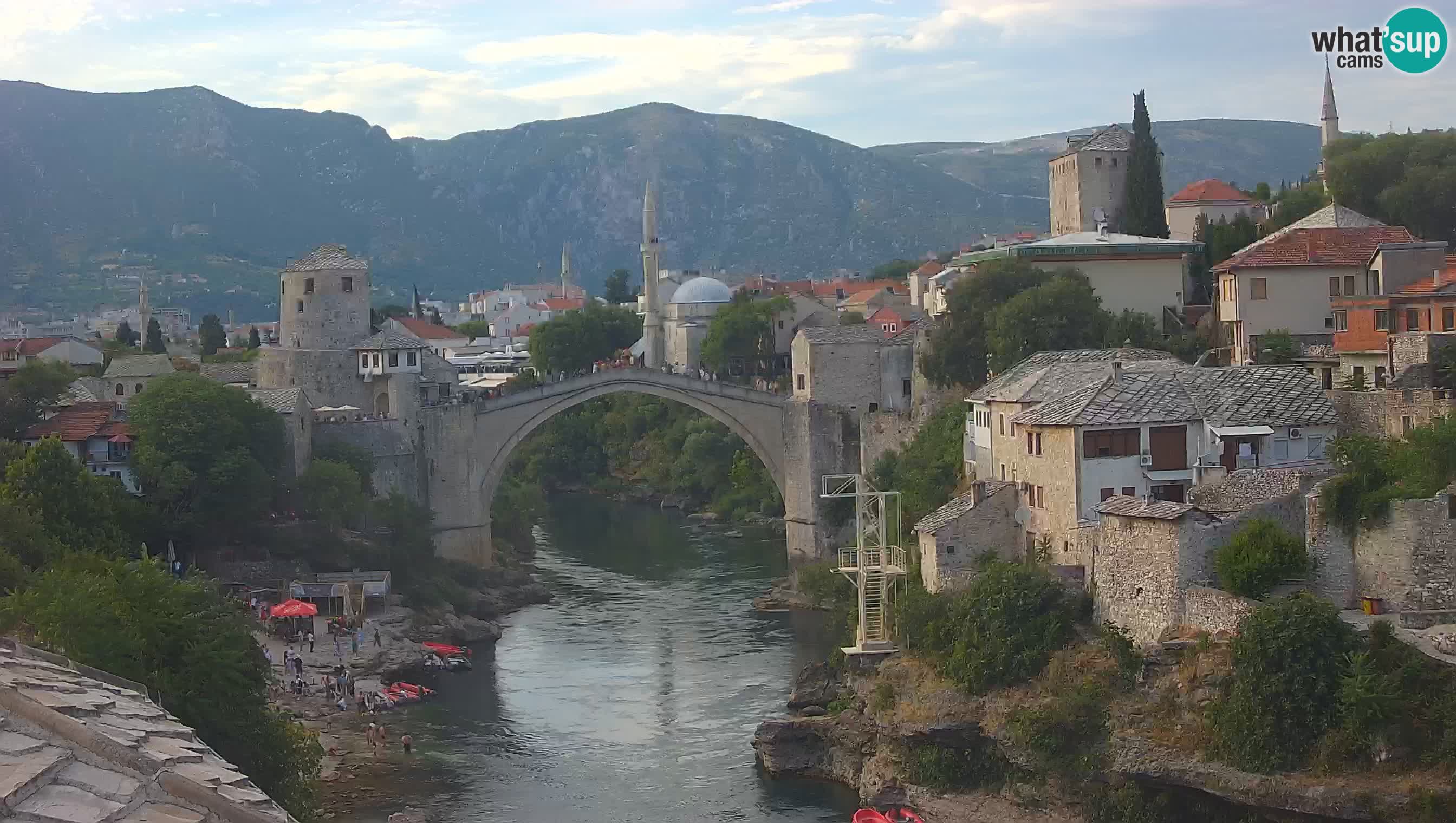 Mostar webcam – LIVE Old Bridge and Neretva river