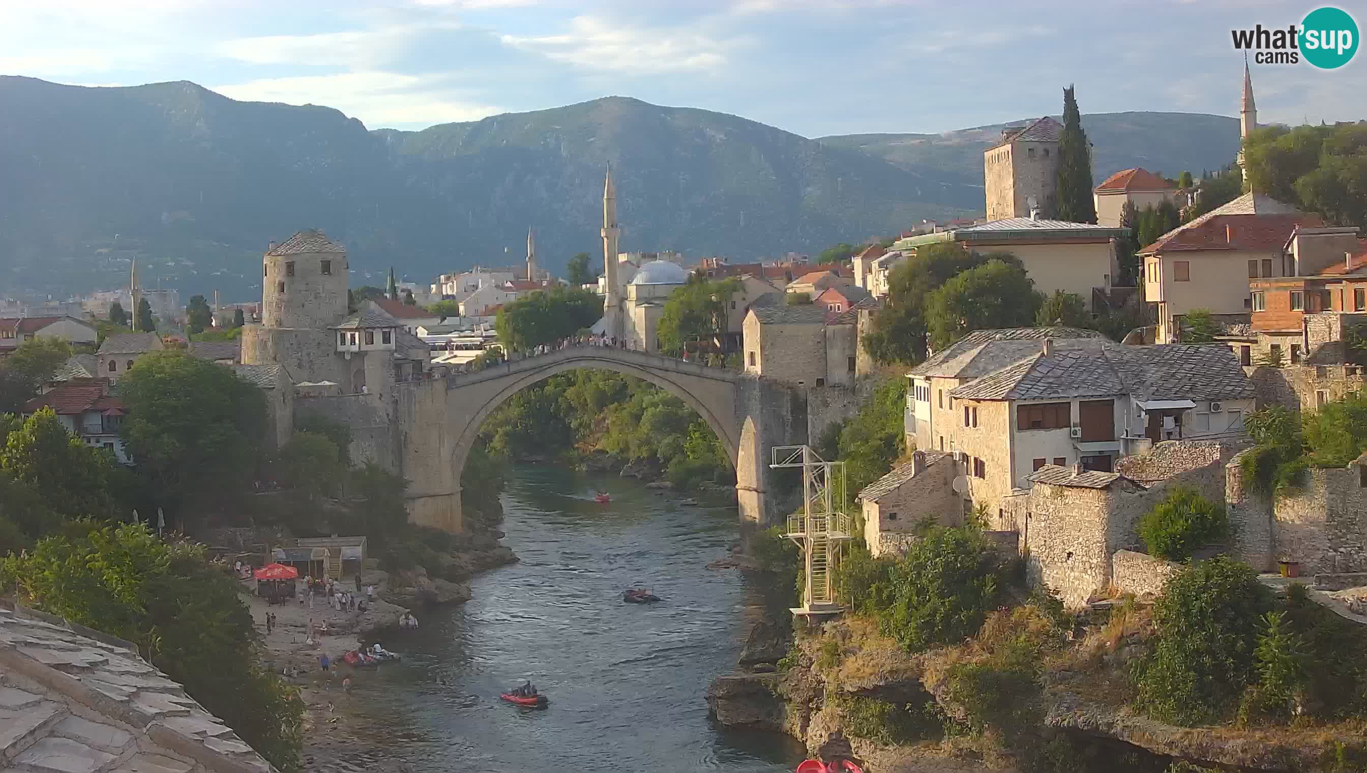 Mostar webcam – LIVE Old Bridge and Neretva river