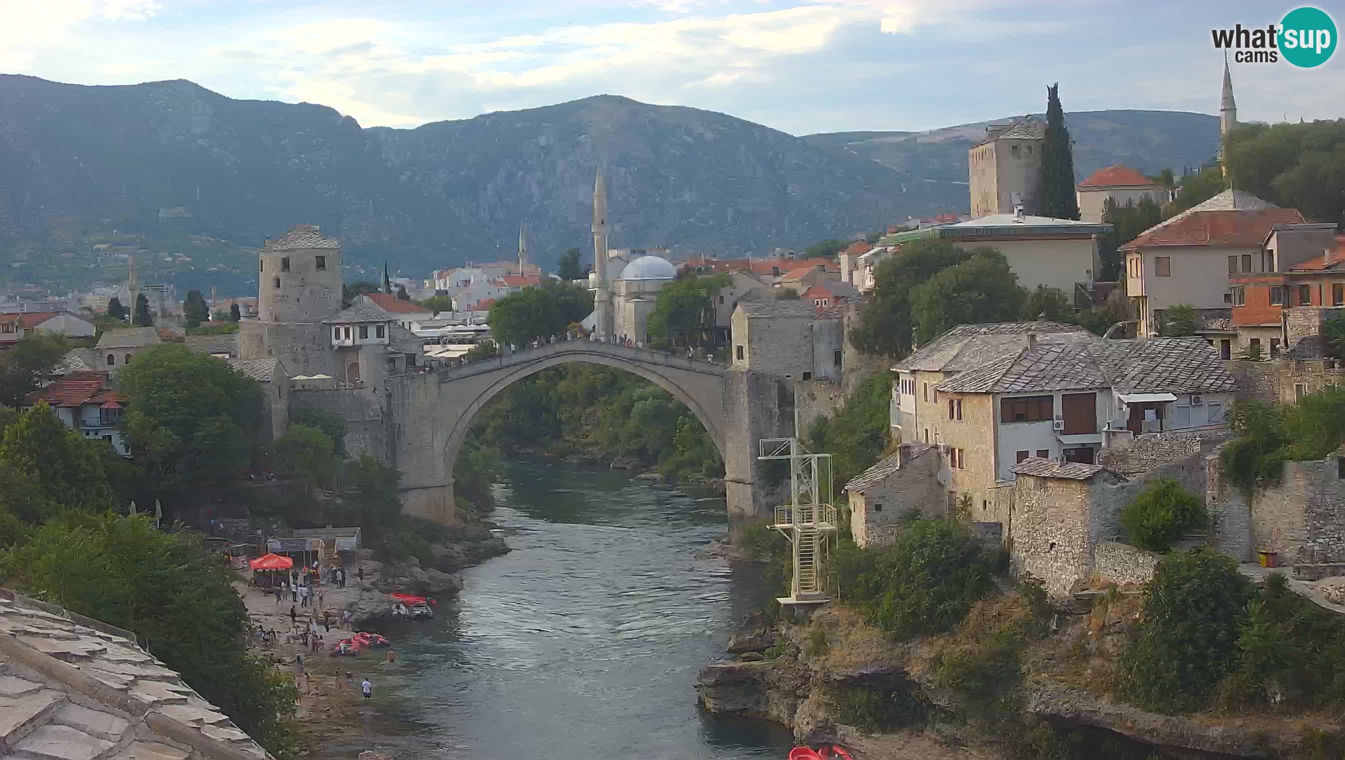 Mostar webcam – LIVE Old Bridge and Neretva river
