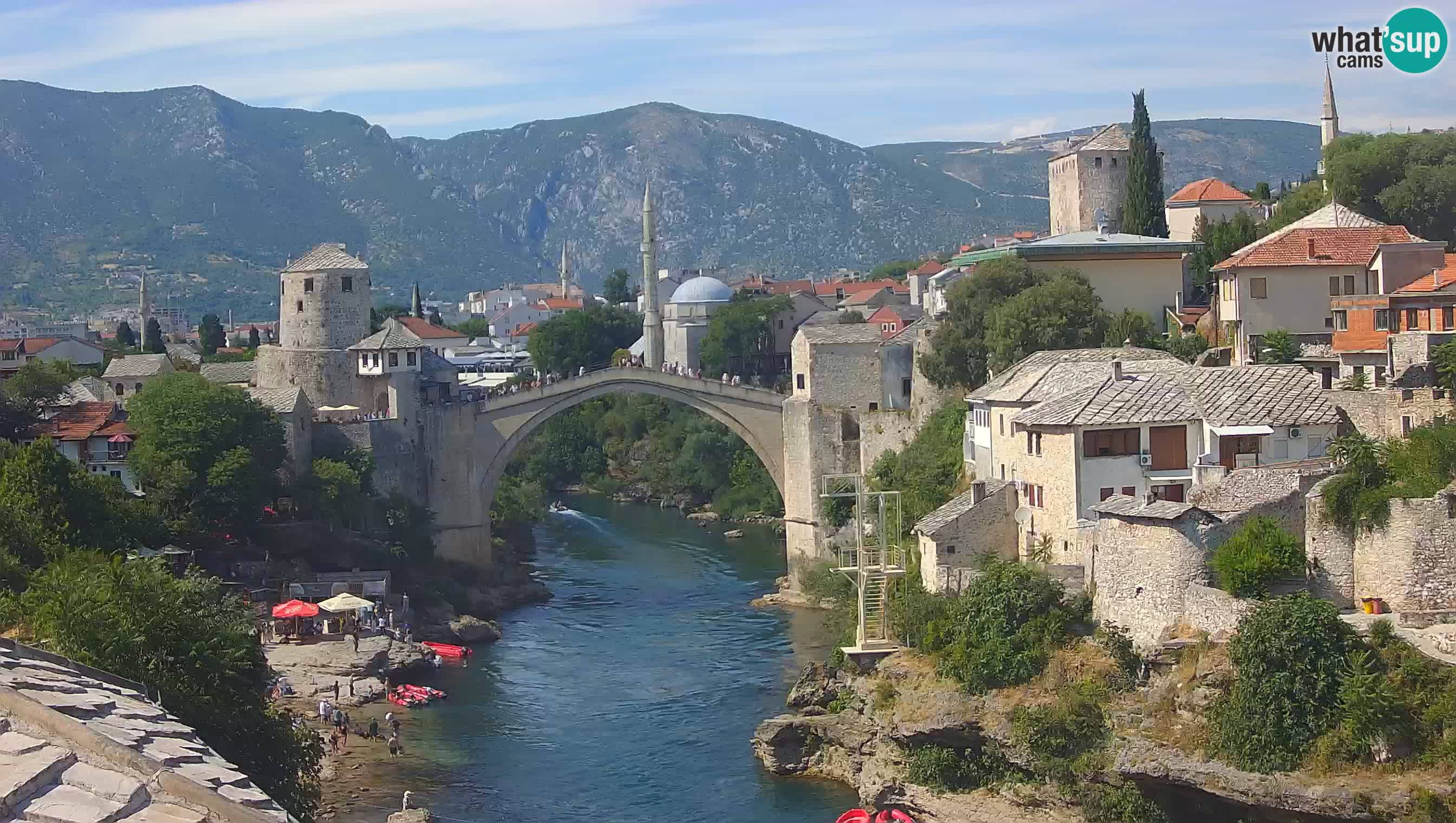 Mostar webcam – LIVE Old Bridge and Neretva river