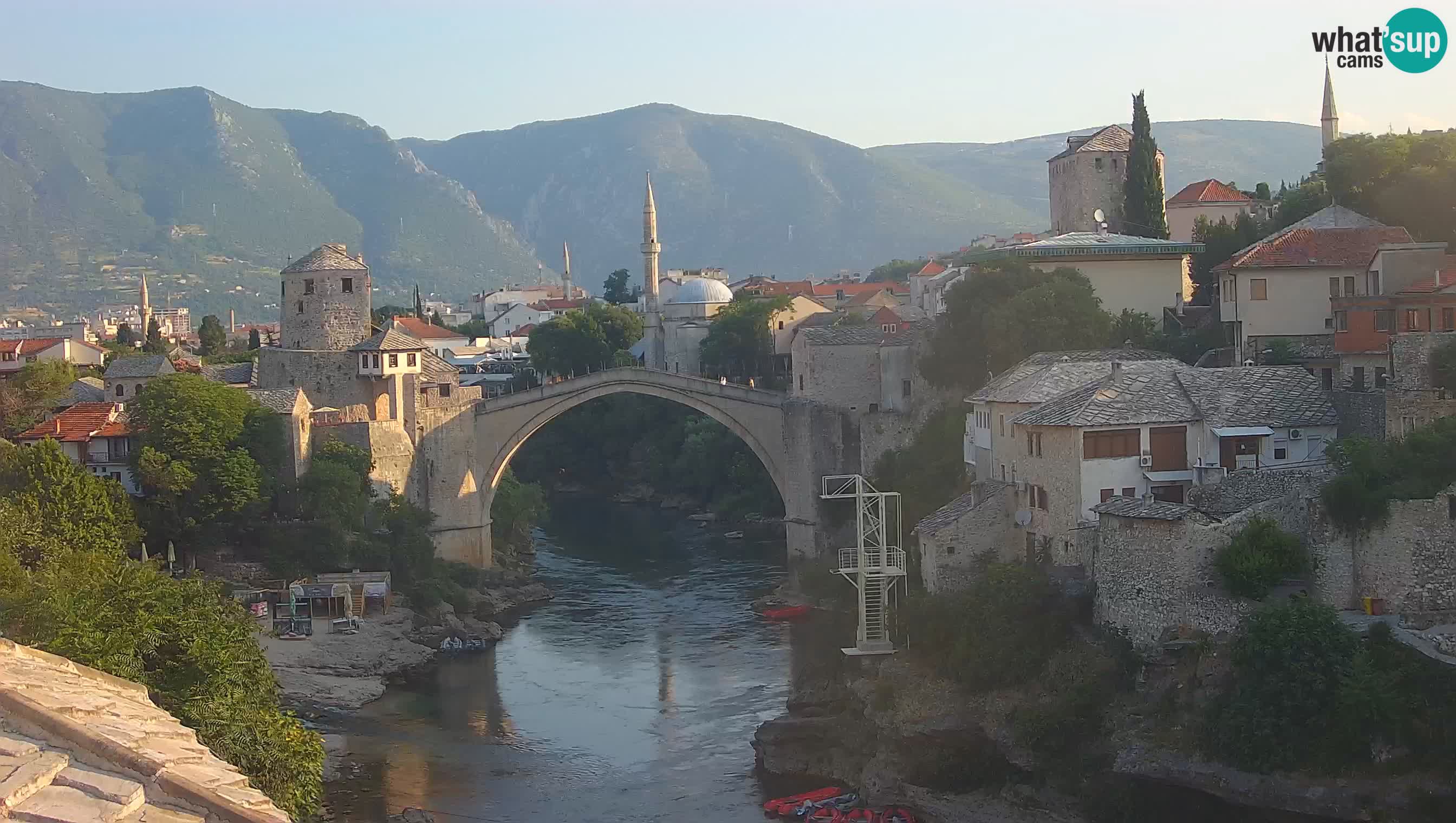 Webcam Mostar – Il Ponte Vecchio sul fiume Neretva
