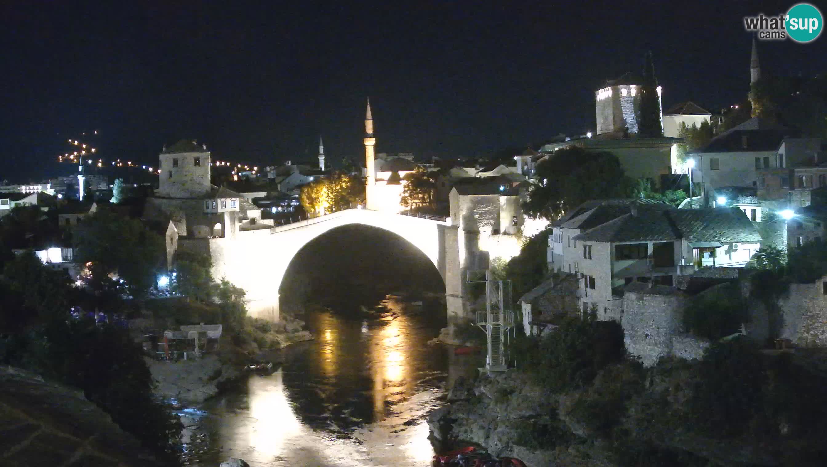 Webcam de Mostar – Le Vieux Pont sur la rivière Neretva