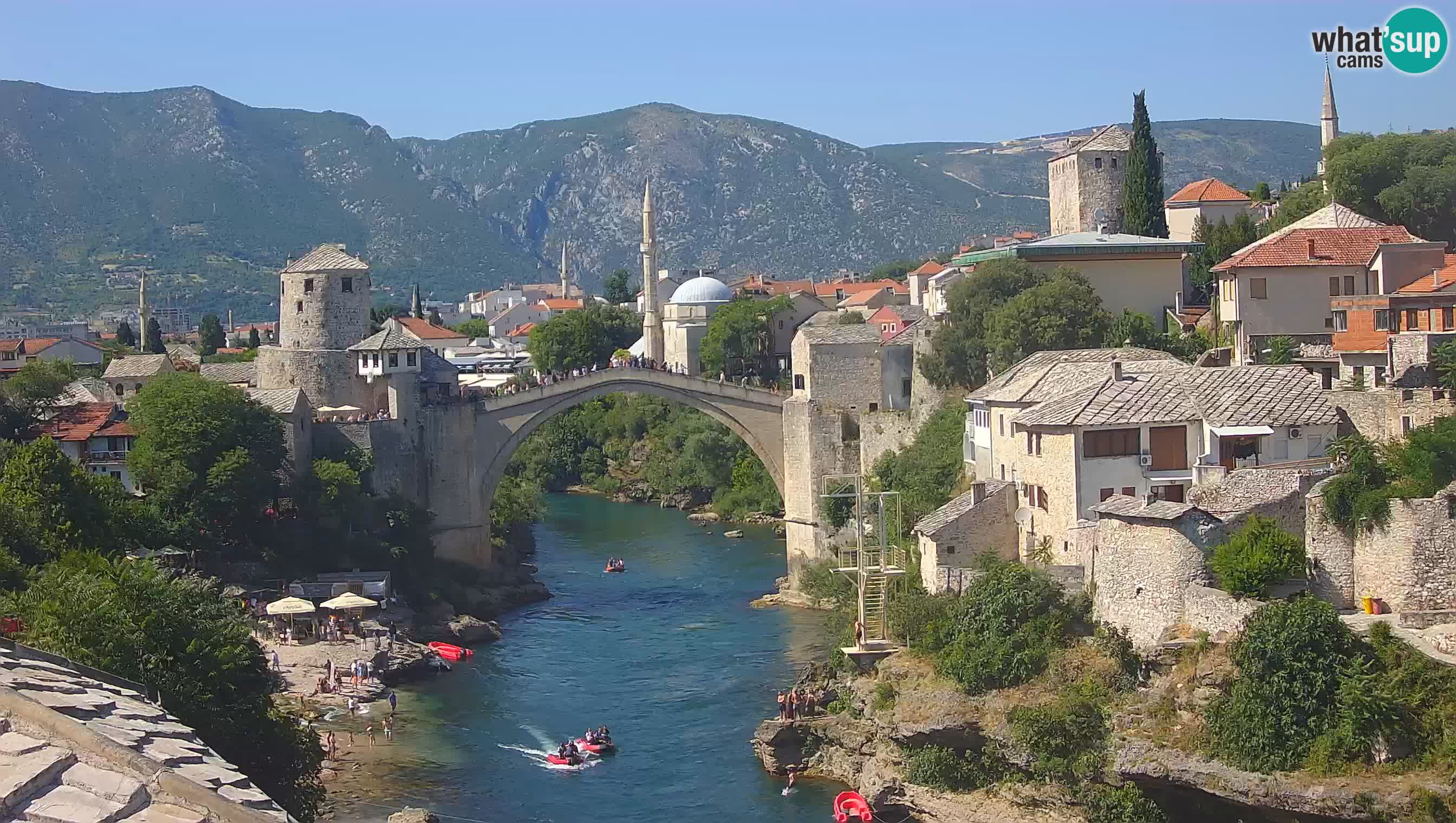 Spletna kamera Mostar – Stari Most in reka Neretva