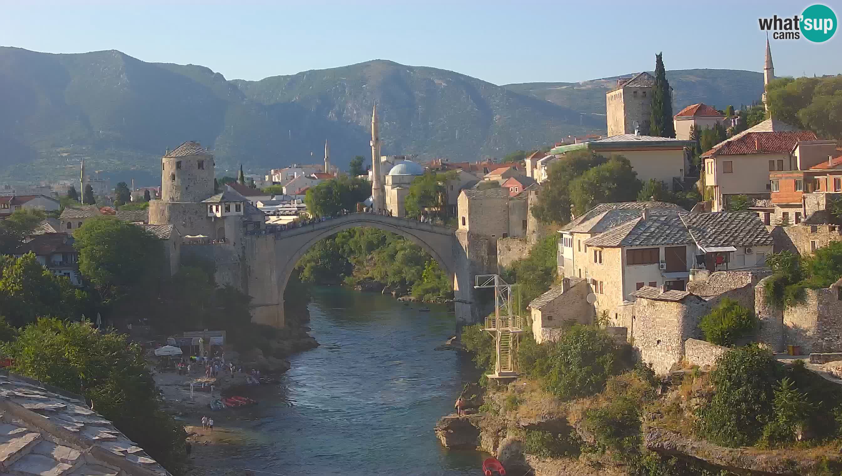 Webcam Mostar – Il Ponte Vecchio sul fiume Neretva