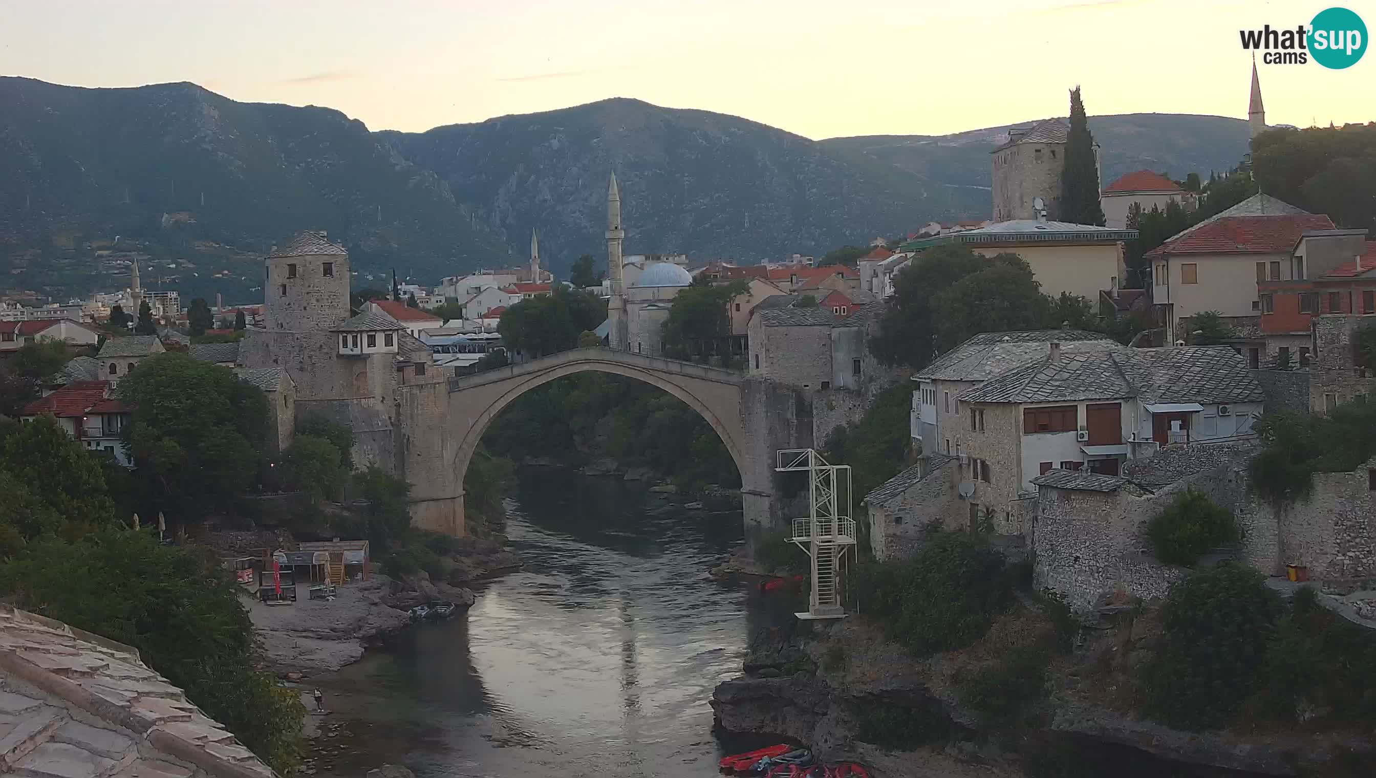 Mostar webcam – LIVE Old Bridge and Neretva river