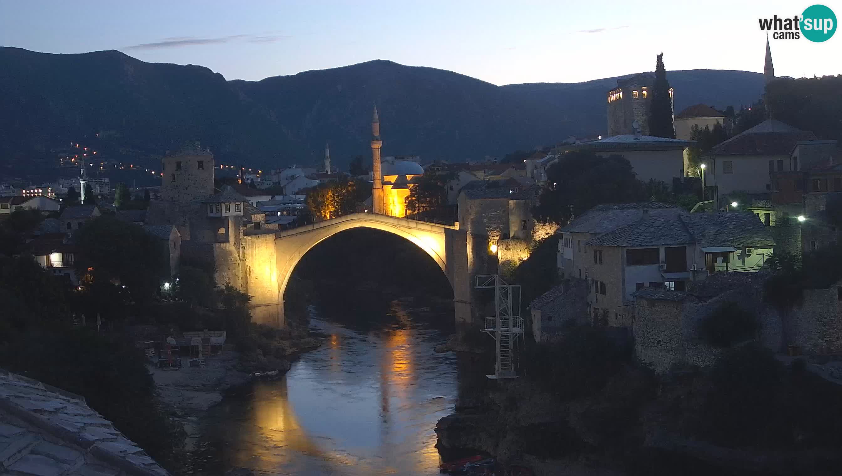 Webcam Mostar – Il Ponte Vecchio sul fiume Neretva