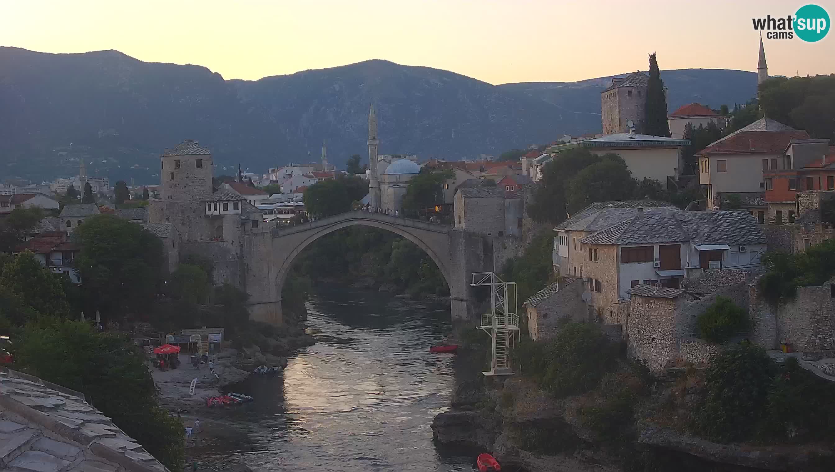 Mostar webcam – LIVE Old Bridge and Neretva river