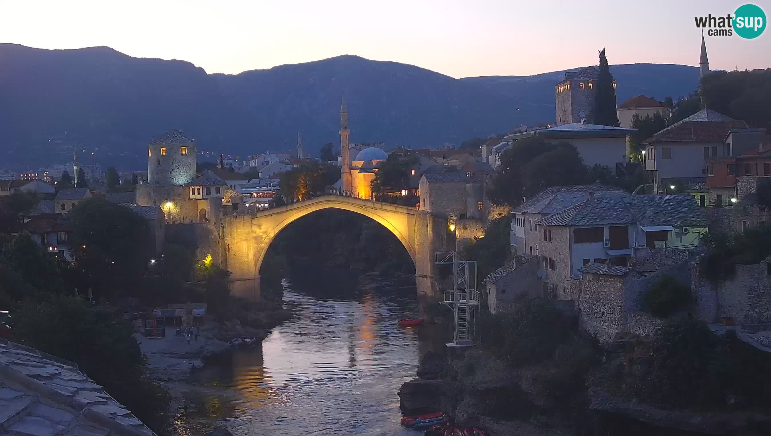 Mostar webcam – LIVE Old Bridge and Neretva river