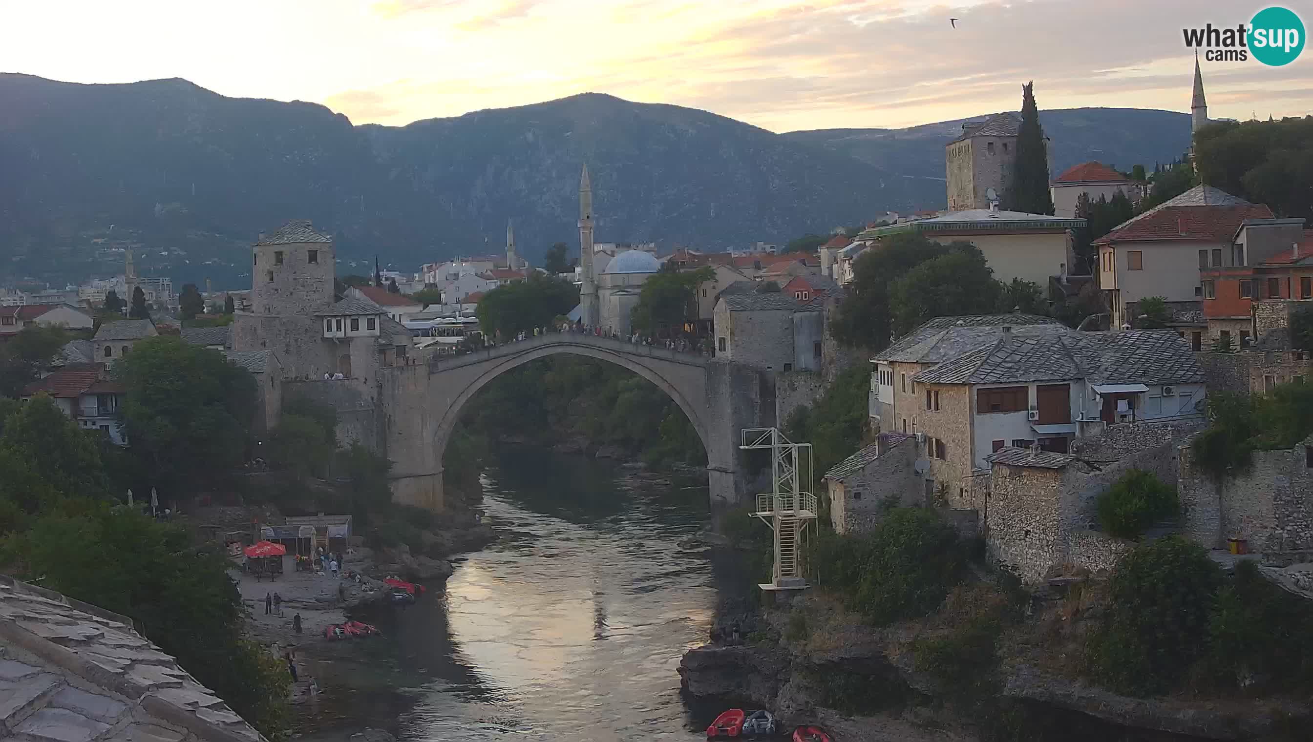 Webcam Mostar – Il Ponte Vecchio sul fiume Neretva