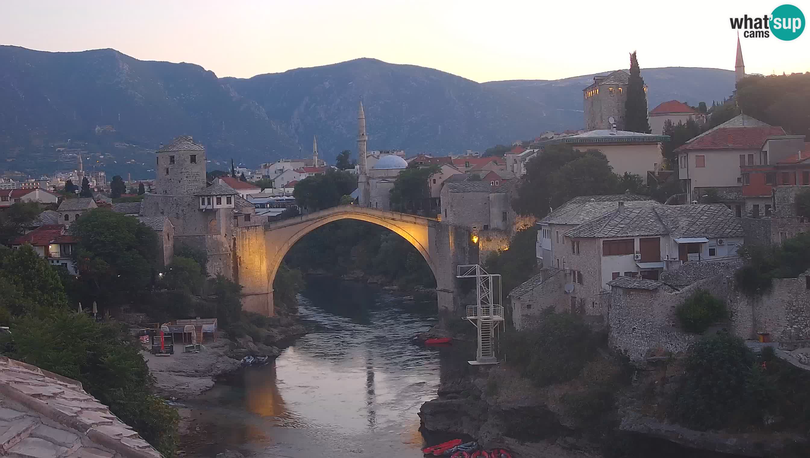 Mostar webcam – LIVE Old Bridge and Neretva river