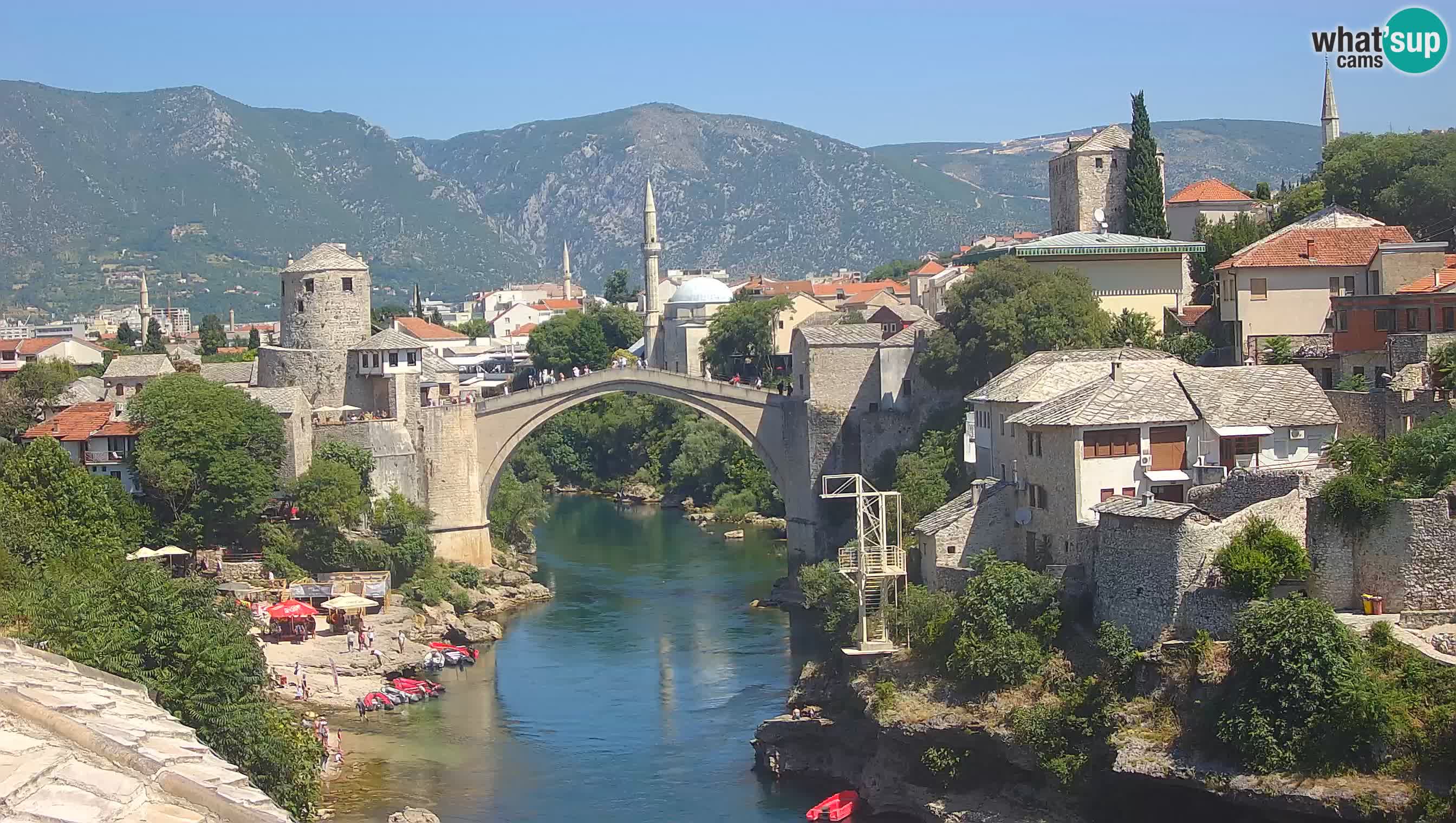 Spletna kamera Mostar – Stari Most in reka Neretva