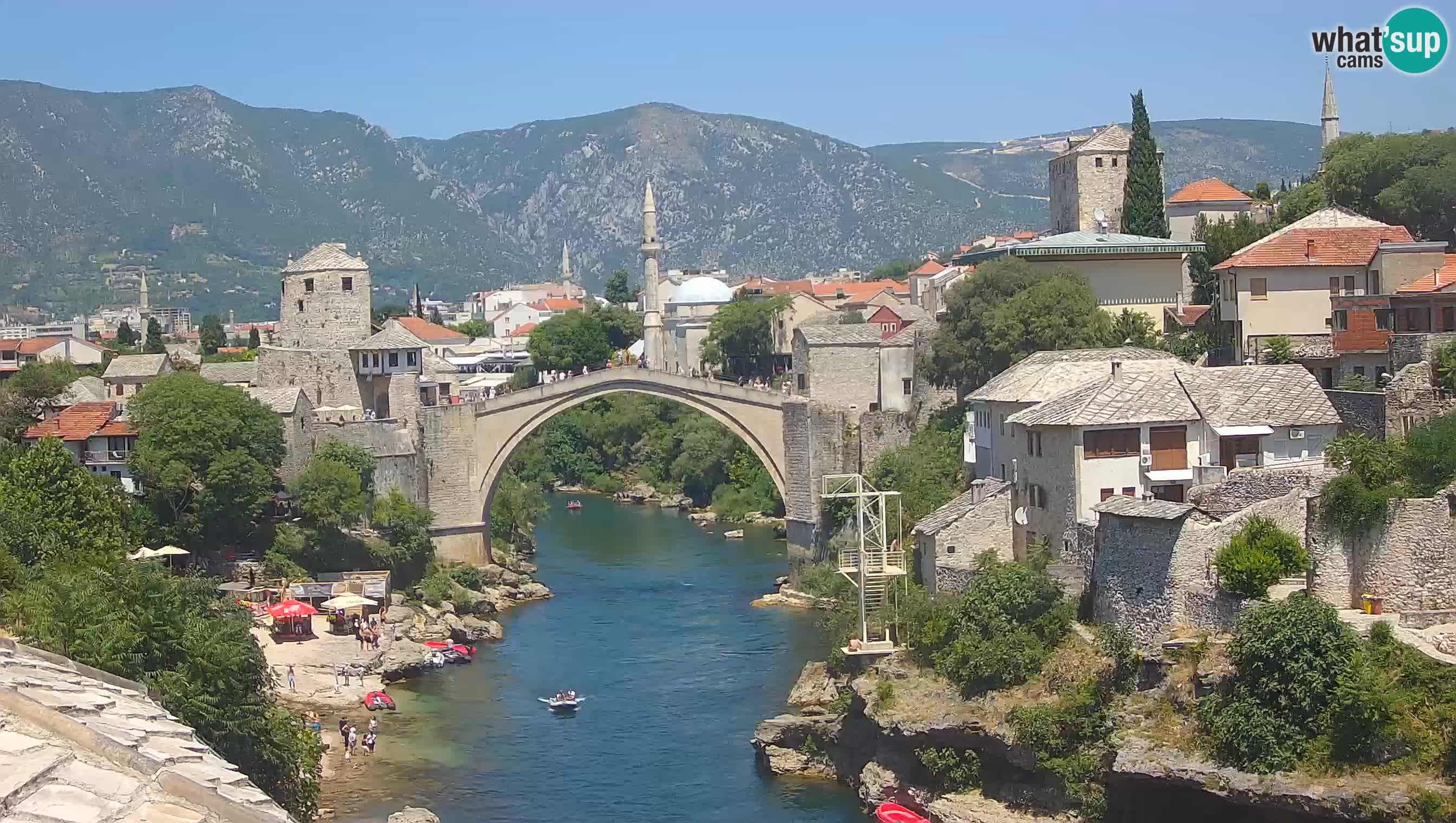 Mostar webcam – LIVE Old Bridge and Neretva river
