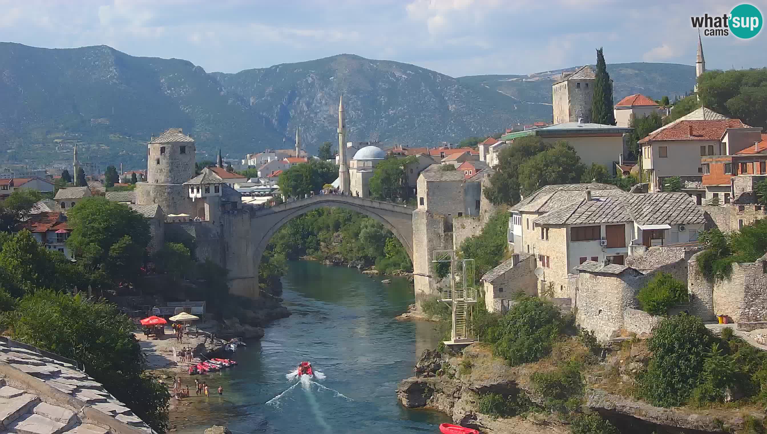 Webcam Mostar – Il Ponte Vecchio sul fiume Neretva