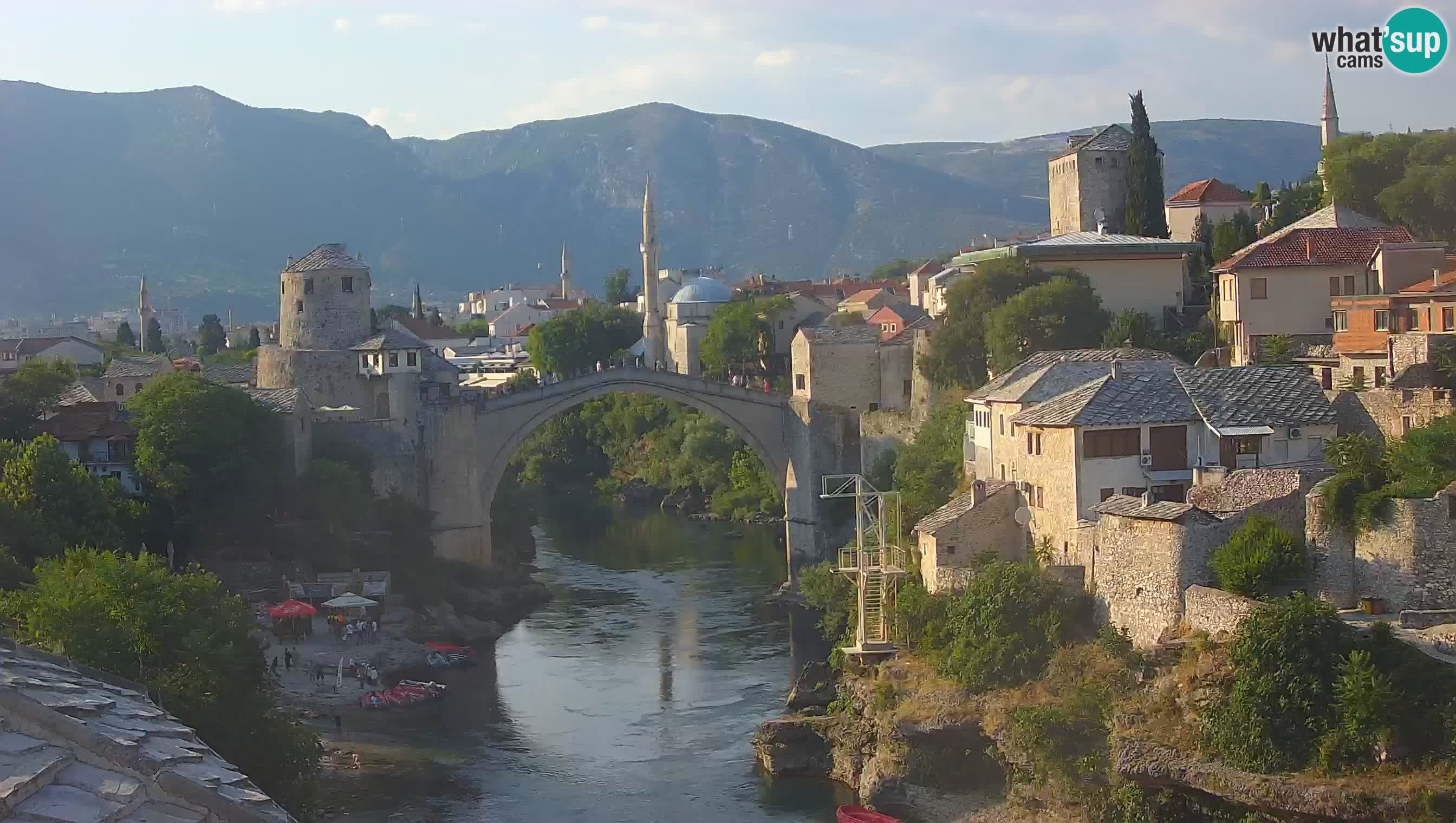 Webcam Mostar – Il Ponte Vecchio sul fiume Neretva