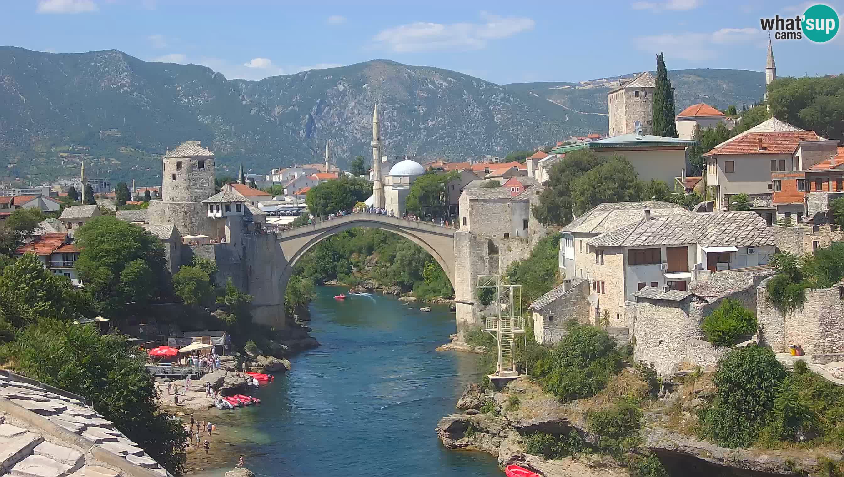 Mostar webcam – LIVE Old Bridge and Neretva river