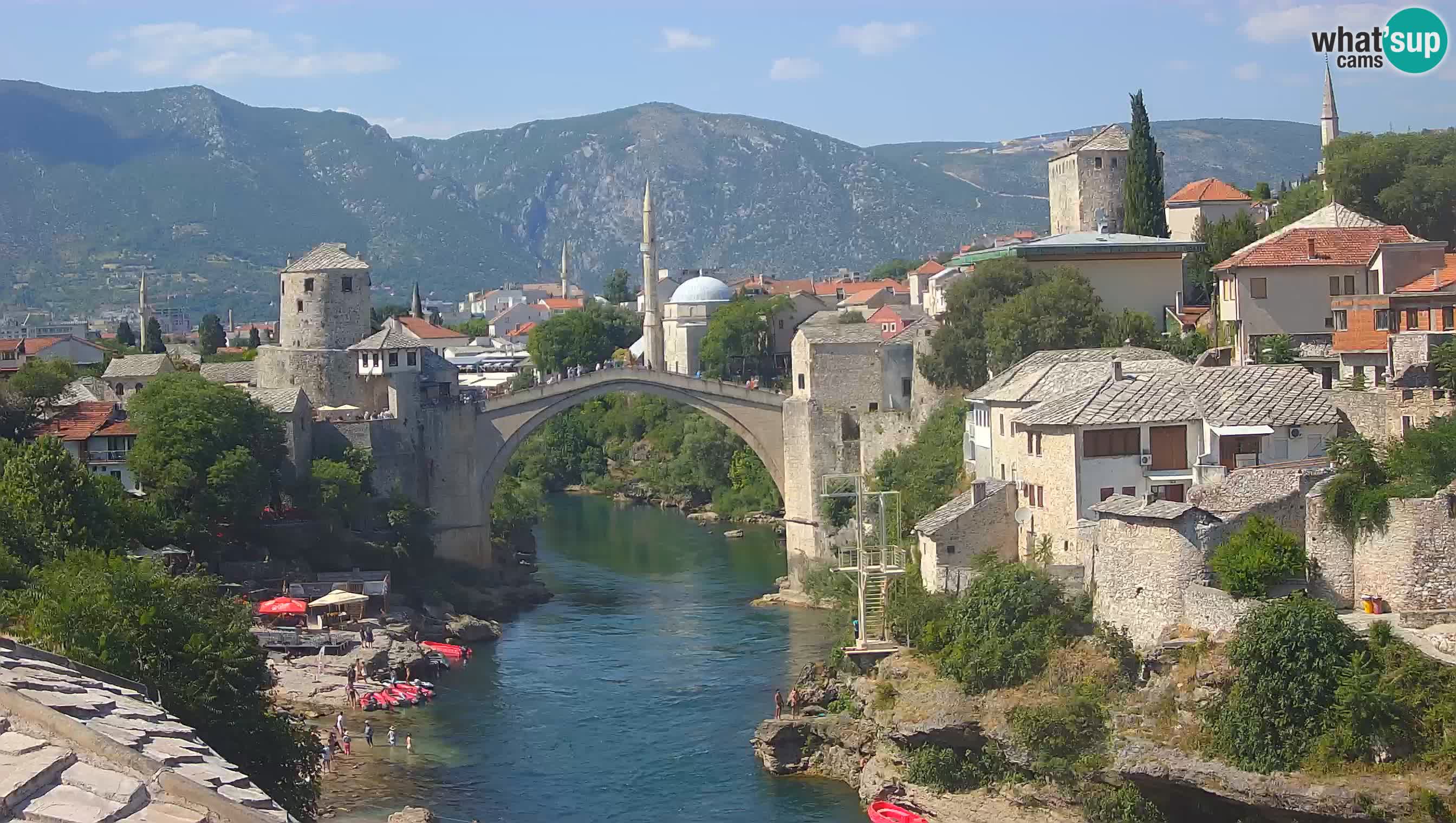 Webcam Mostar – Il Ponte Vecchio sul fiume Neretva