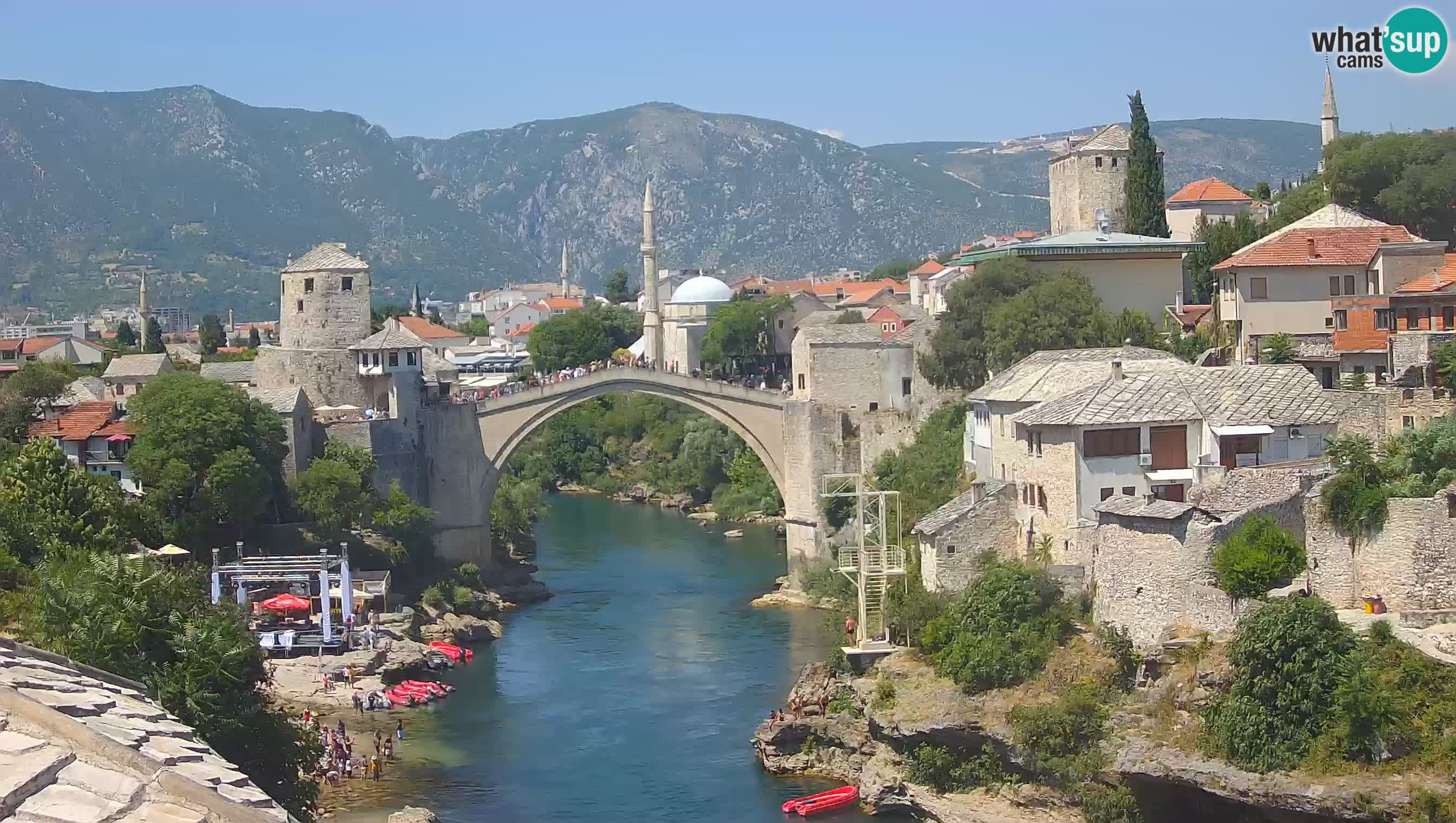 Mostar webcam – LIVE Old Bridge and Neretva river