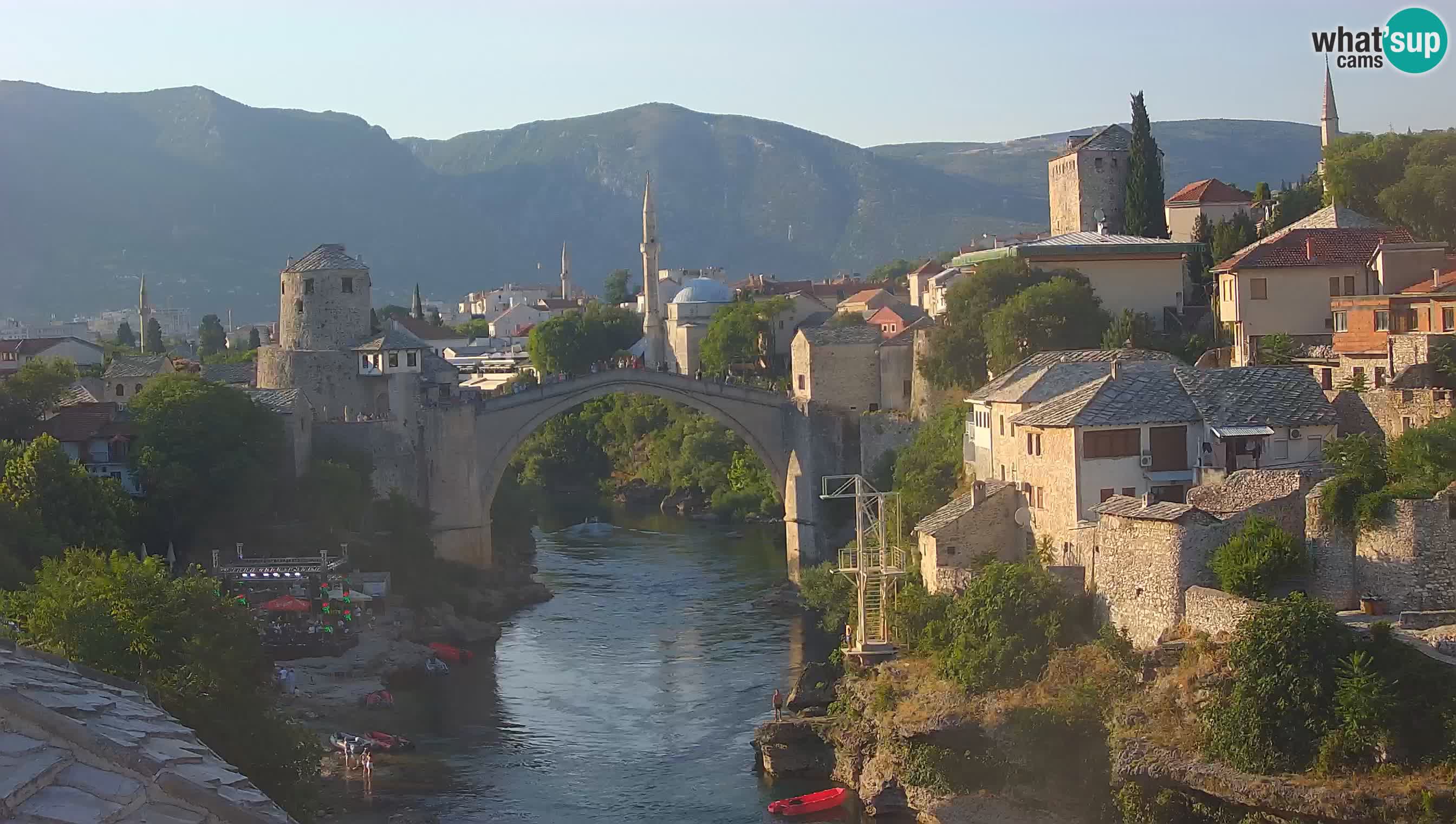 Mostar webcam – LIVE Old Bridge and Neretva river
