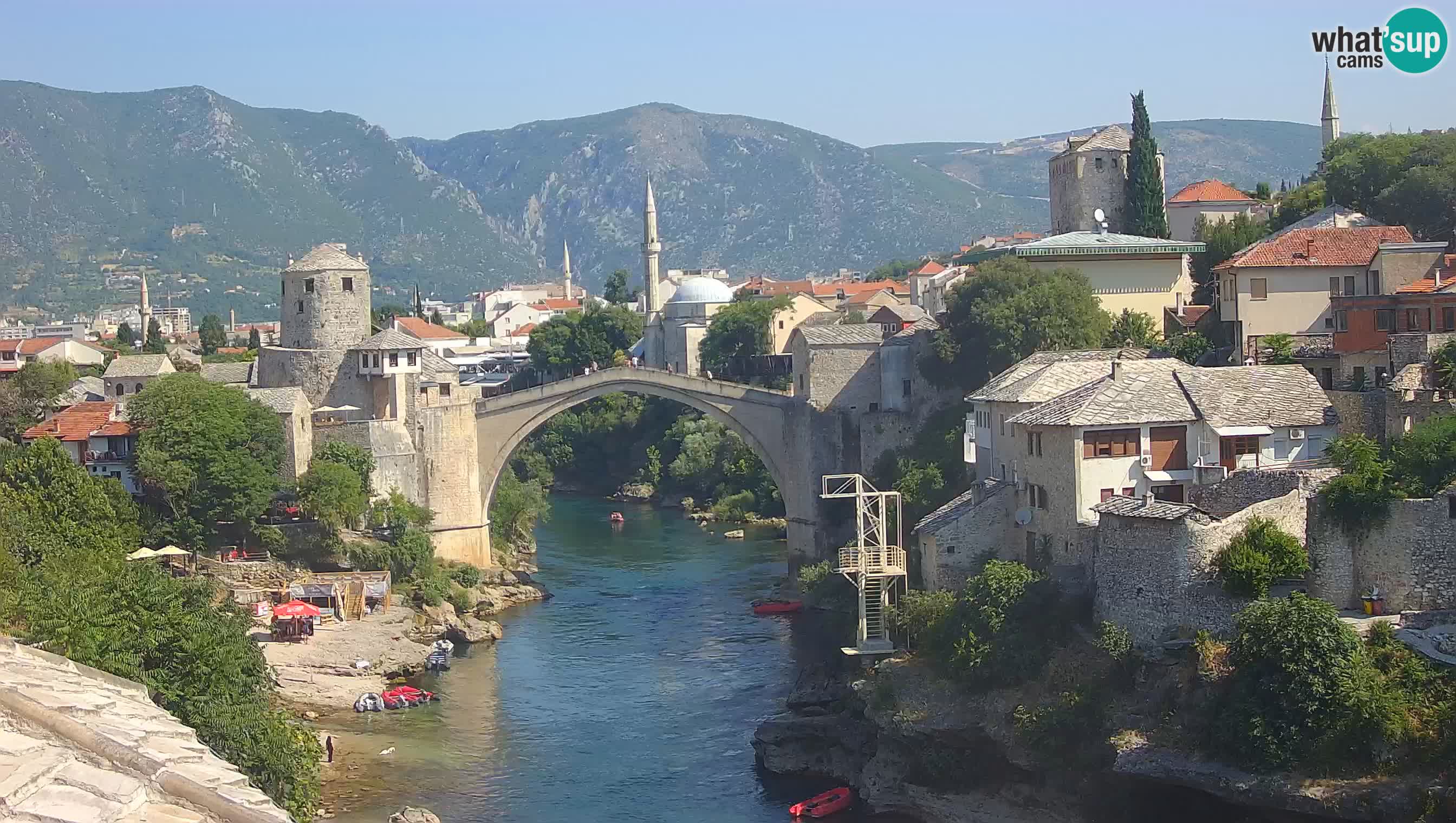 Mostar webcam – LIVE Old Bridge and Neretva river