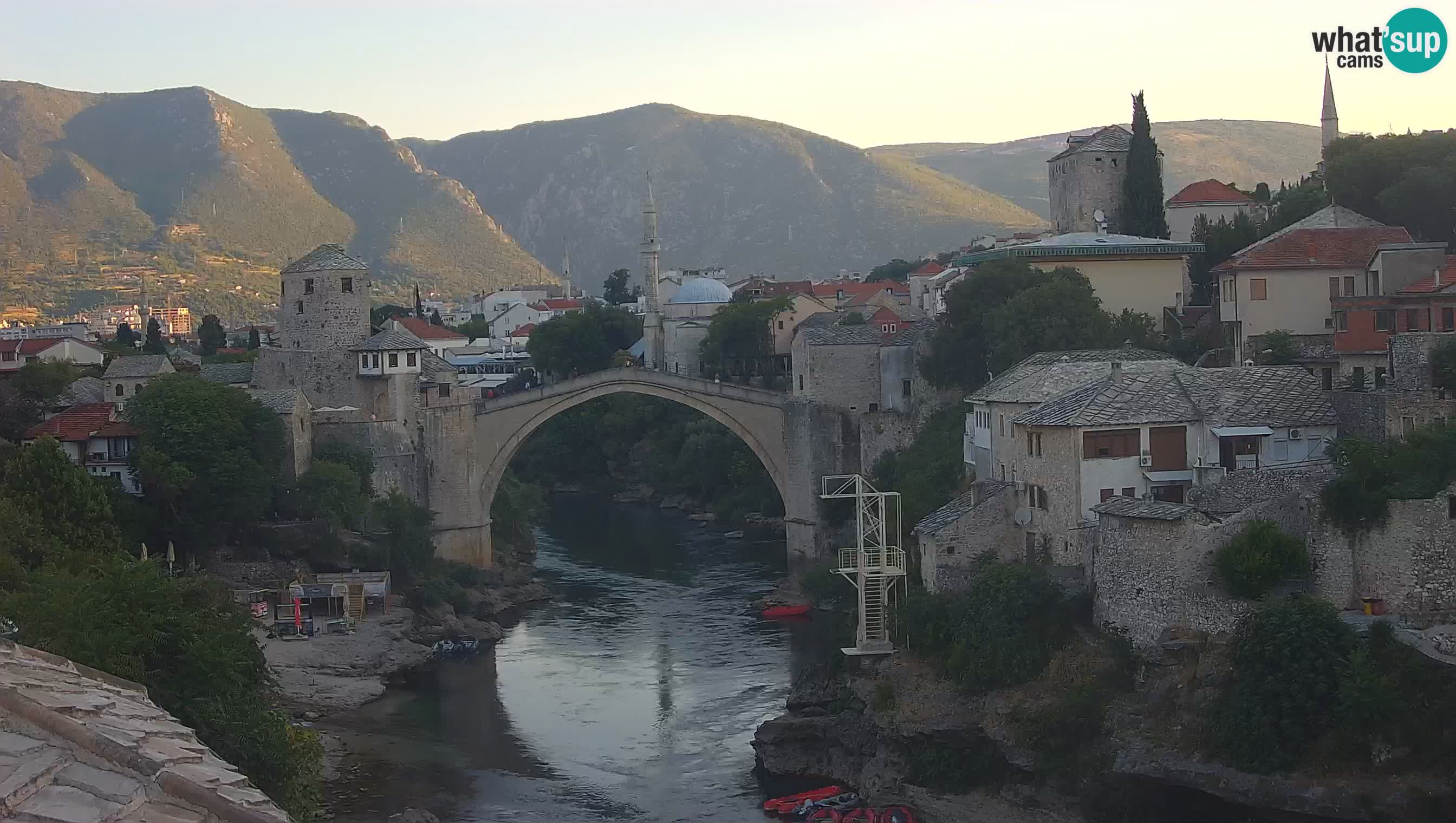 Mostar webcam – LIVE Old Bridge and Neretva river