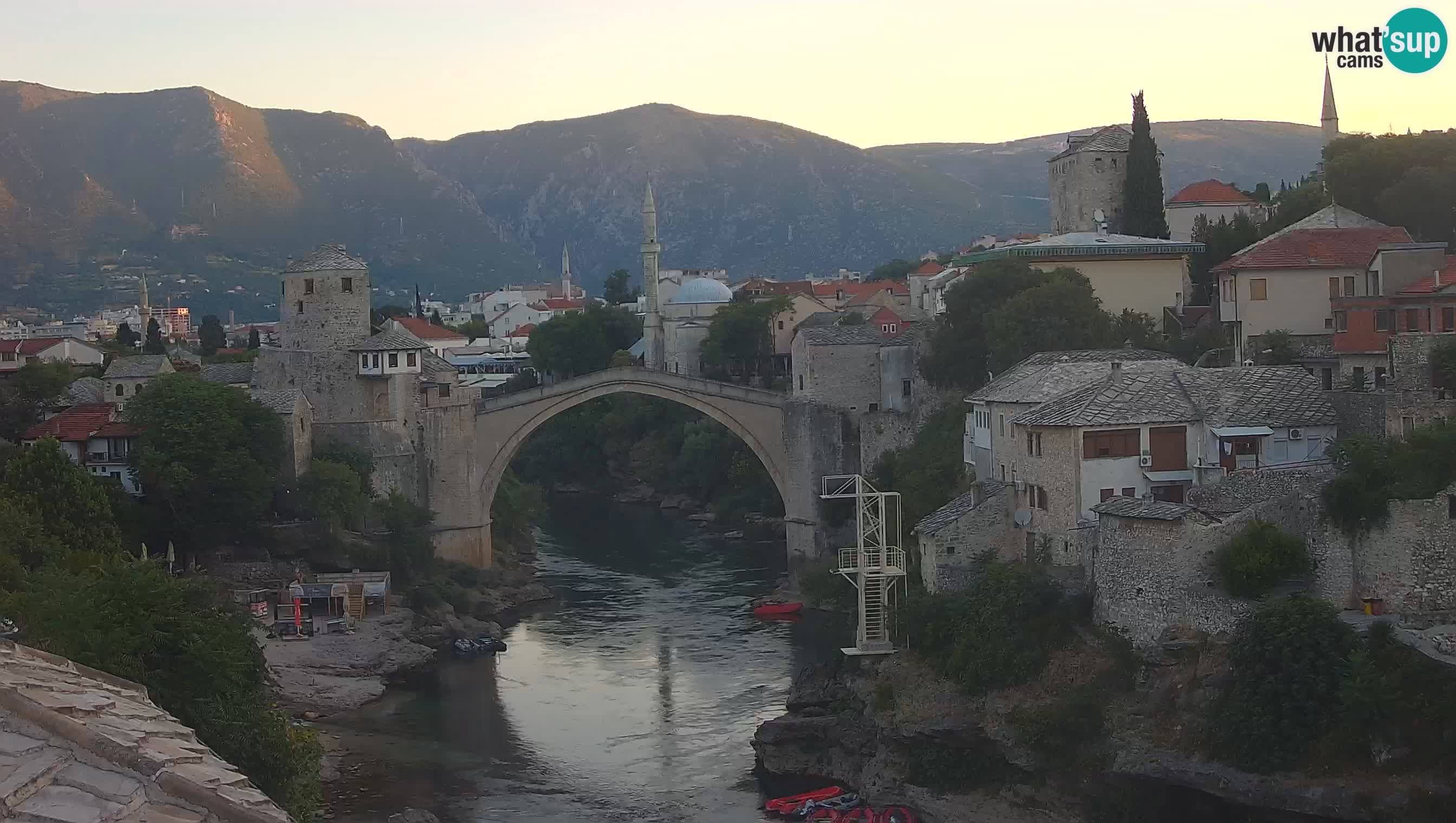 Webcam Mostar – Il Ponte Vecchio sul fiume Neretva