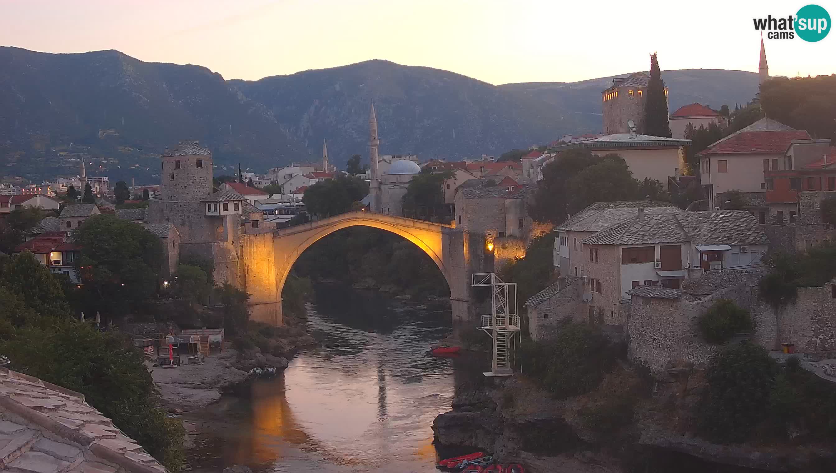 Mostar webcam – LIVE Old Bridge and Neretva river