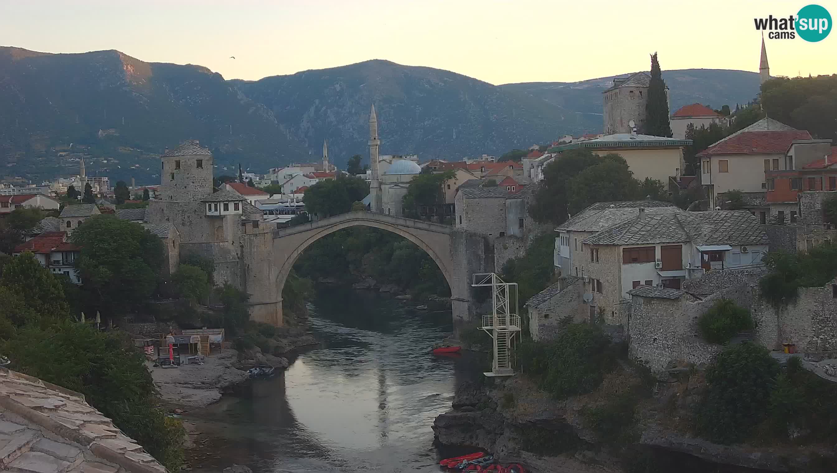 Mostar web kamera – Stari Most i rijeka Neretva – Goa Mostar
