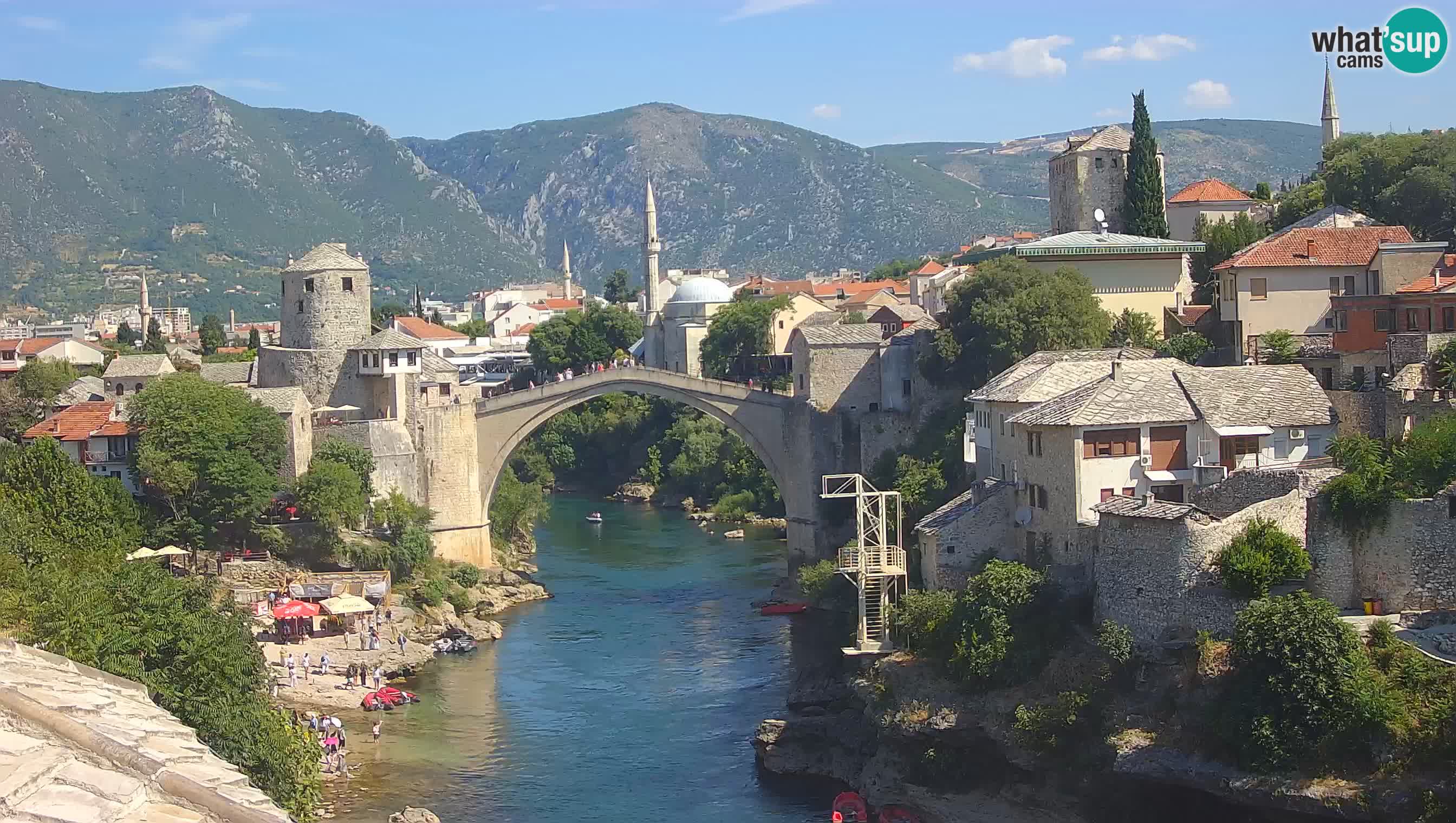 Spletna kamera Mostar – Stari Most in reka Neretva