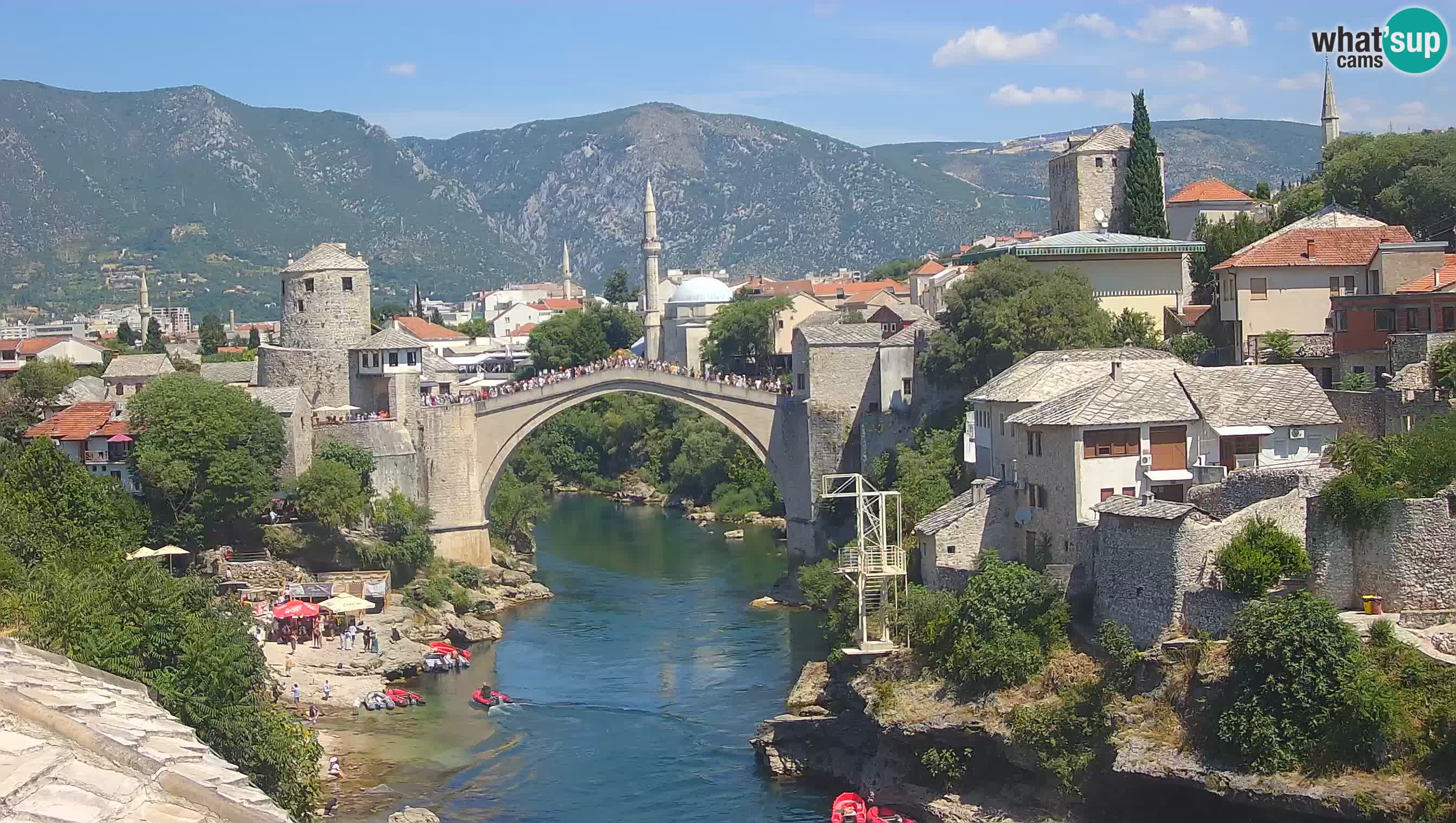 Mostar webcam – LIVE Old Bridge and Neretva river