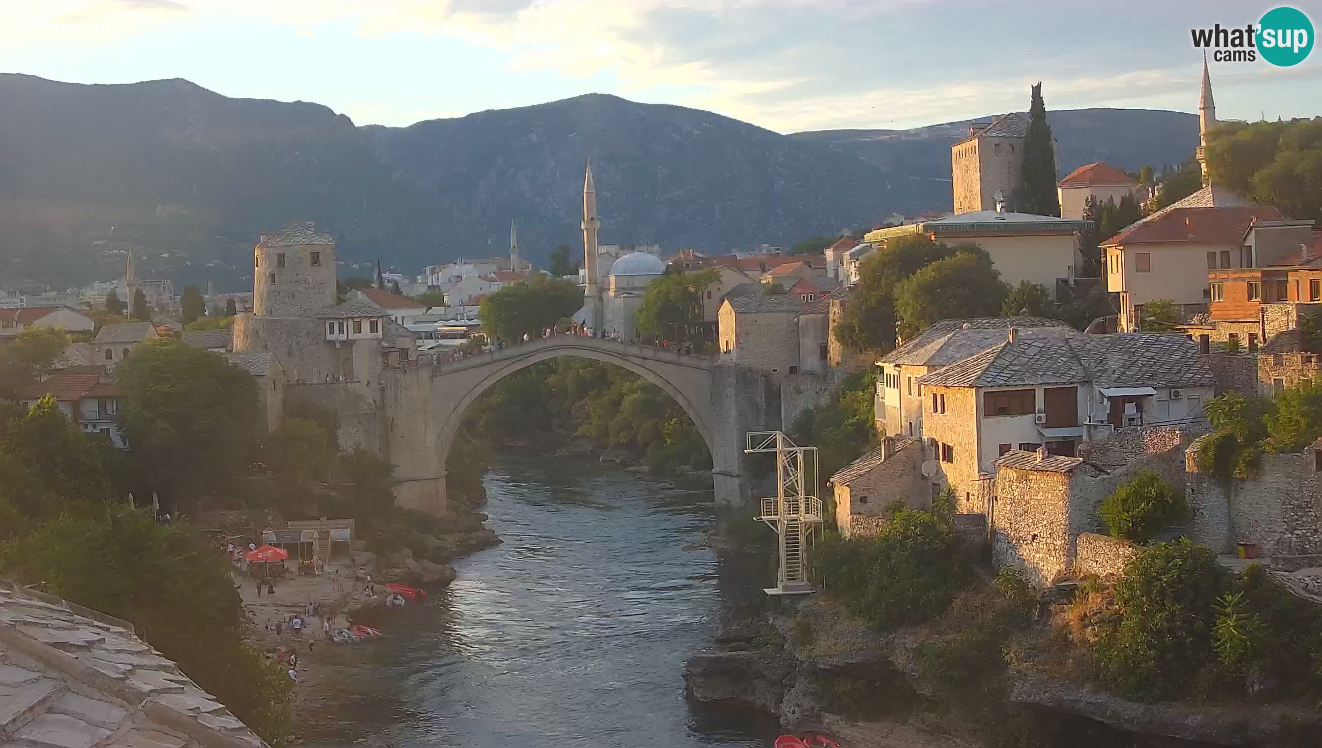 Mostar web kamera – Stari Most i rijeka Neretva – Goa Mostar