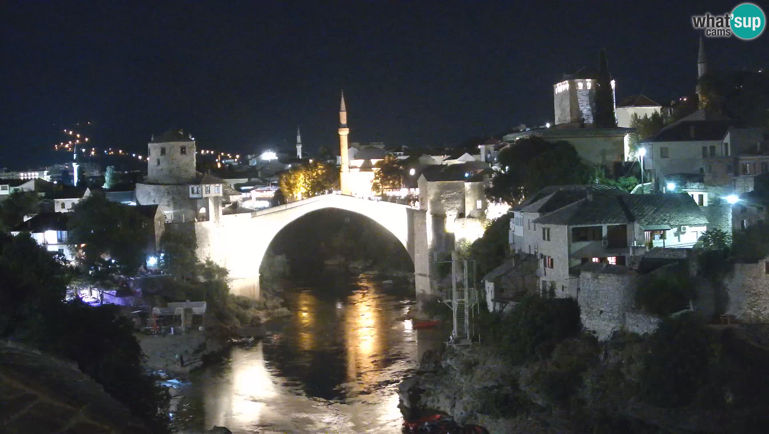 Cámara web de Mostar – El Viejo Puente sobre el río Neretva
