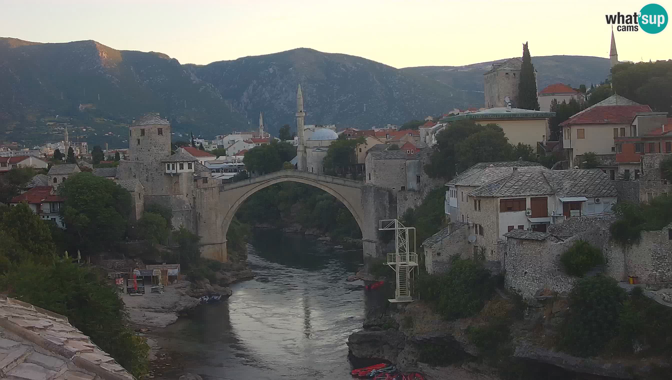 Mostar webcam – LIVE Old Bridge and Neretva river