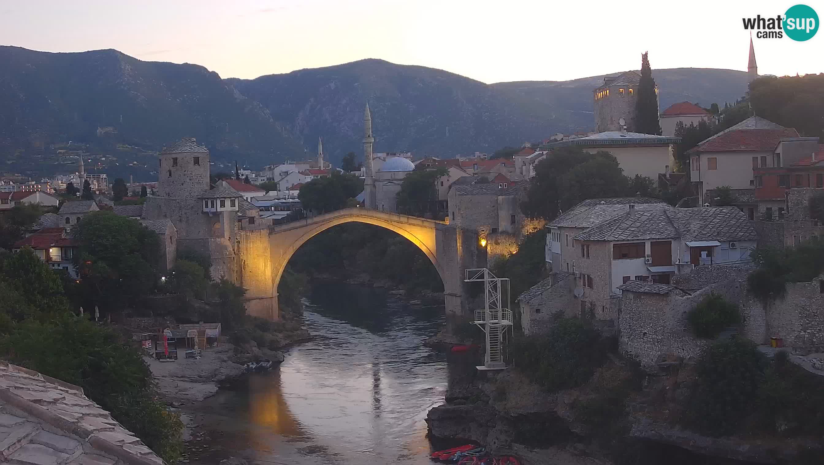 Webcam Mostar – Il Ponte Vecchio sul fiume Neretva