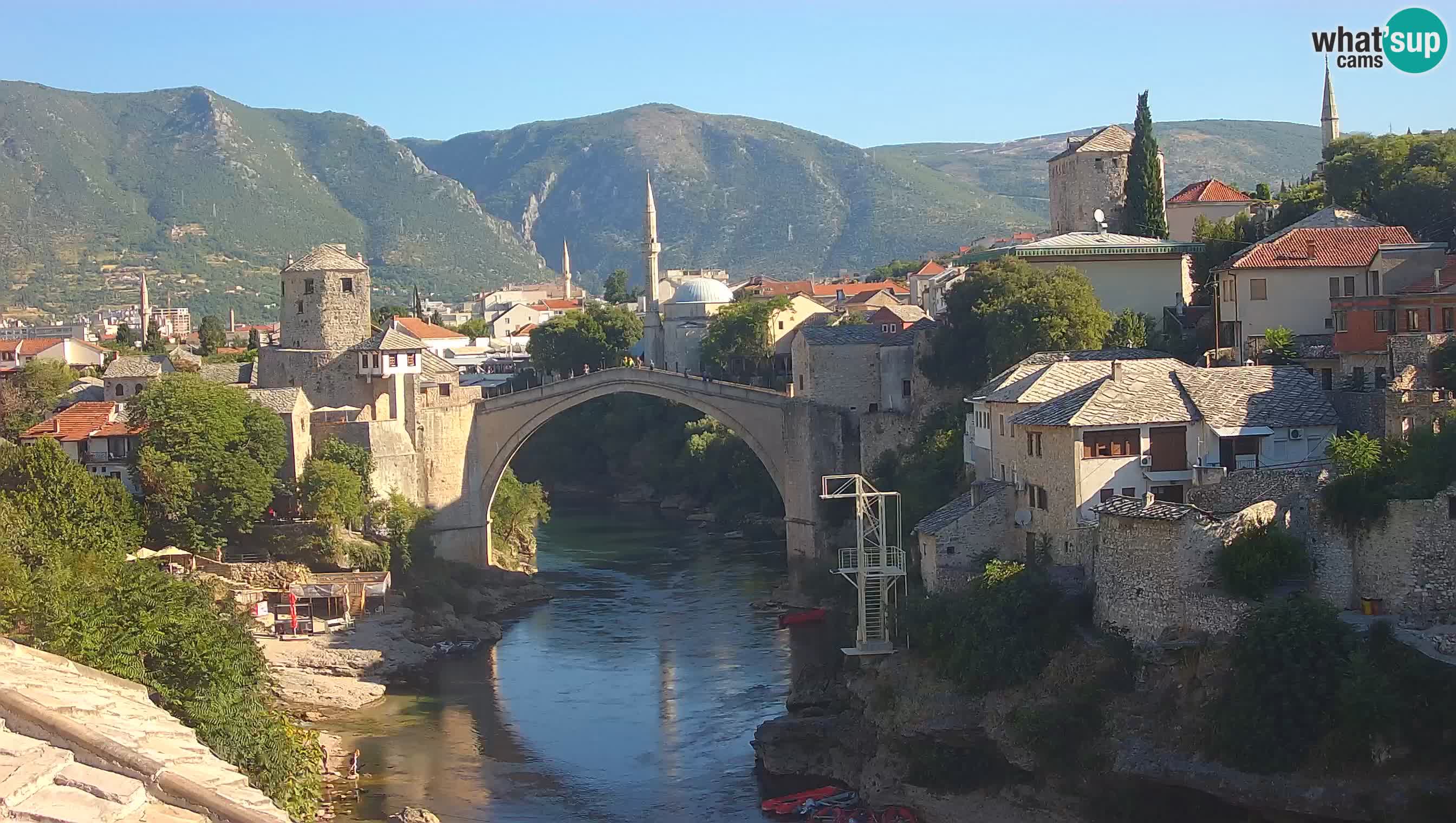 Spletna kamera Mostar – Stari Most in reka Neretva