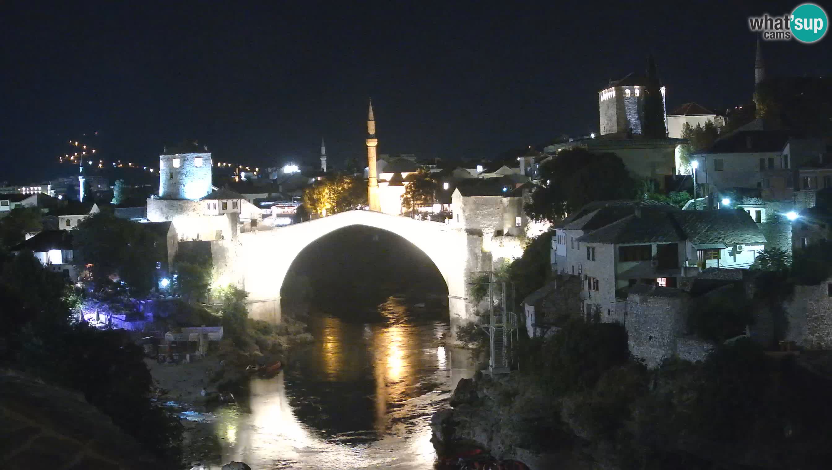 Cámara web de Mostar – El Viejo Puente sobre el río Neretva